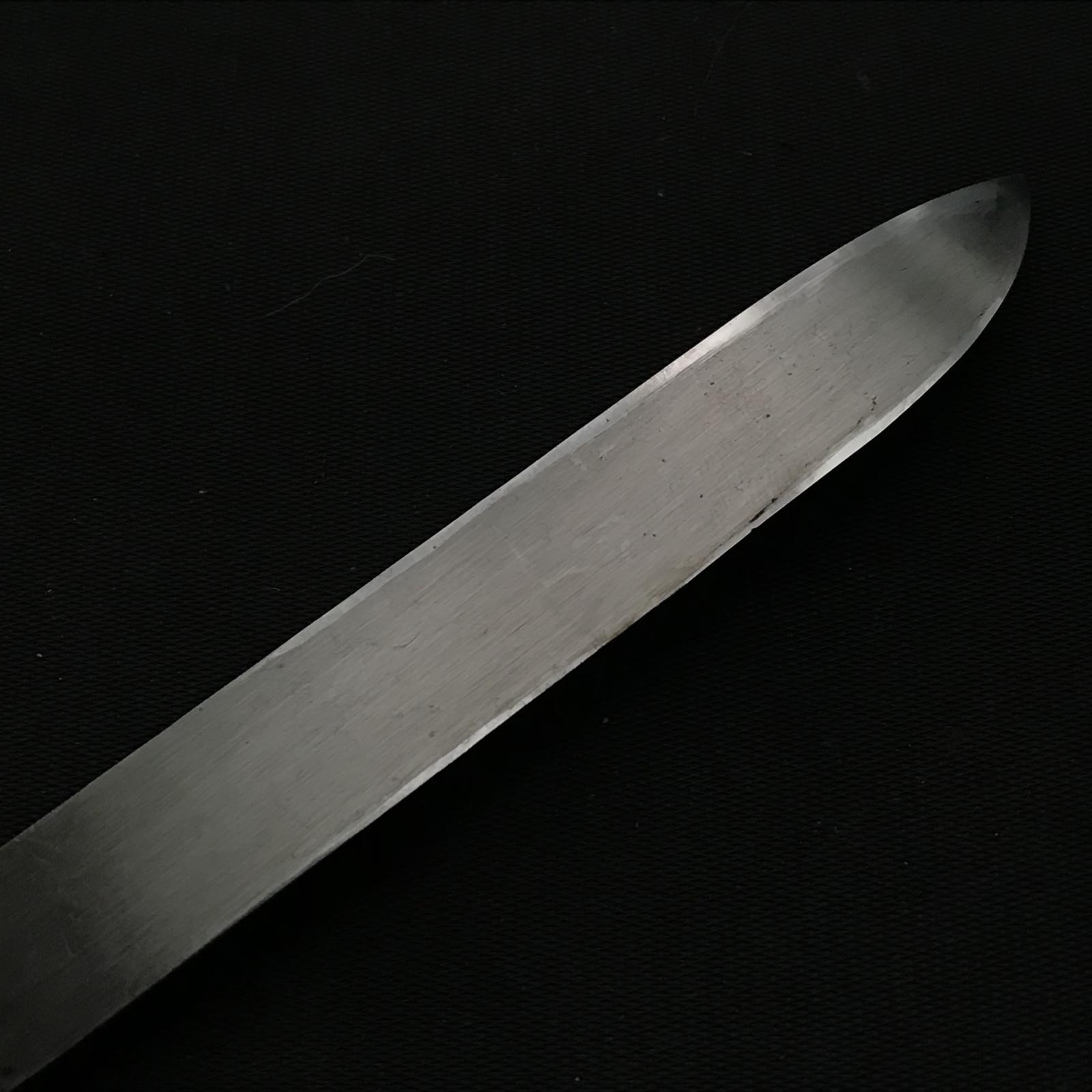 Old stock Kouetsu Carving knife left hand 掘出し物 侊悦 生反り小刀 左