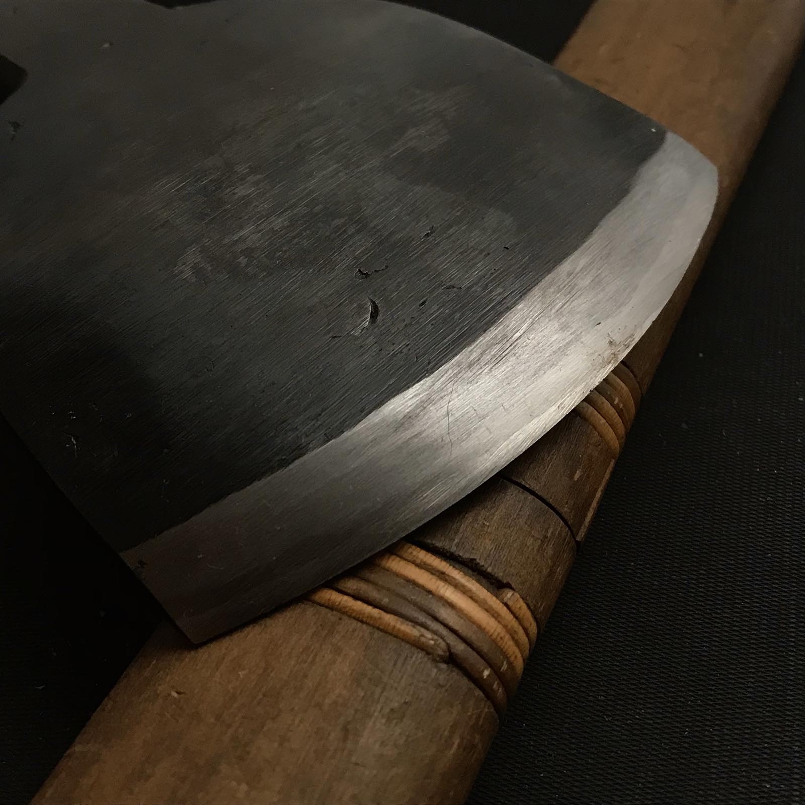 Kouetsu Japanese Carpenter's Adze Hamaguri Type Chouna head 侊悦 はまぐり型 手斧 刃のみ