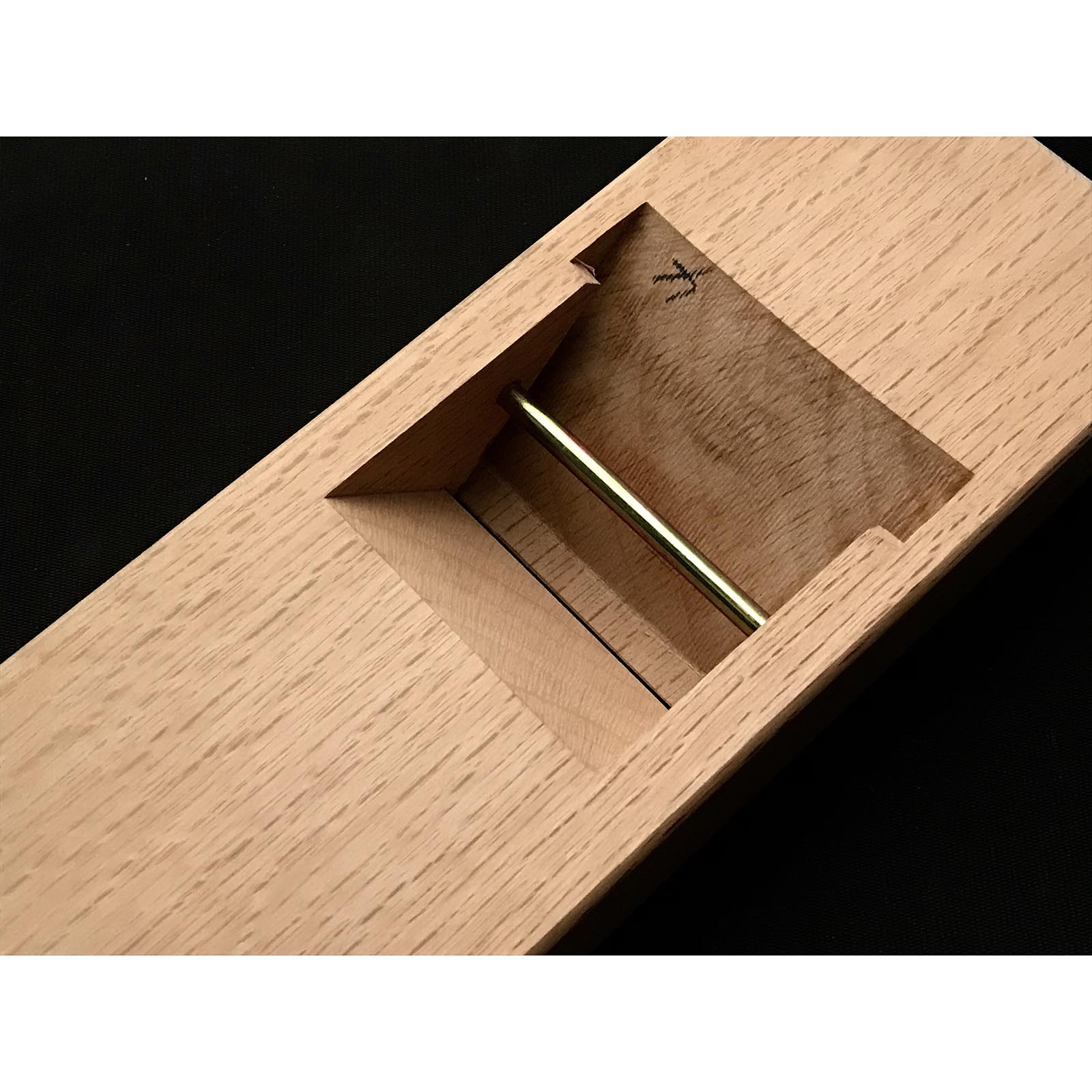 Old stock Rakuzan Smoothing Plane(Kanna) by Yokosaka Masato 掘出し物 橫坂正人作 楽山 仕上げ鉋 70mm