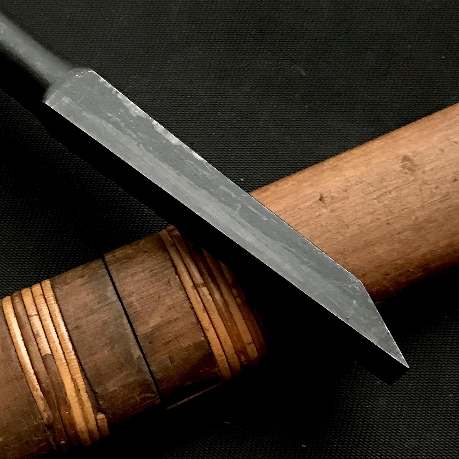 Old stock Mitsuki Timber chisels by Tokyo smith 掘出し物 光月 山崎信次作 厚鑿 15mm Tatakinomi