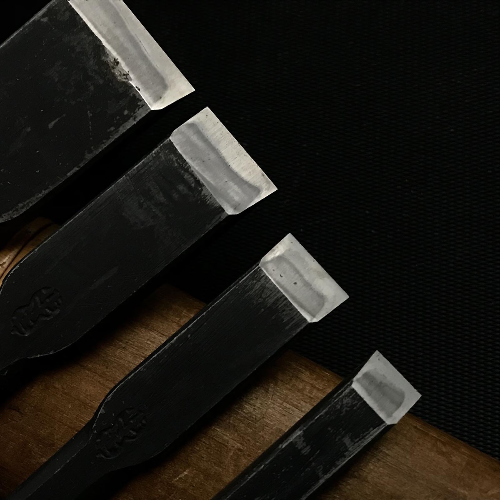 左久作 特注 平待鑿 5本セット 鞘付