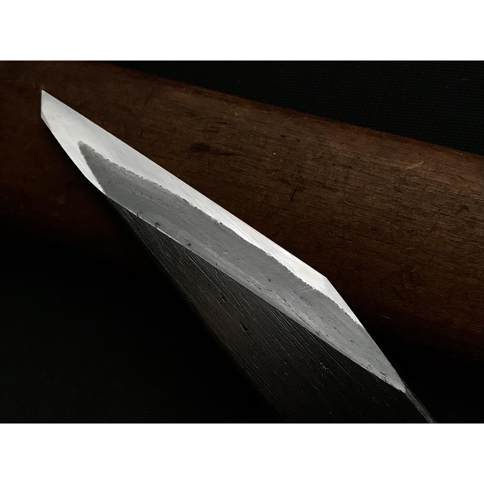 Old stock Tasai Kiridashi with Watetsu Right Hand 掘出し物 田斎作 切出し小刀 和鉄 右 7分
