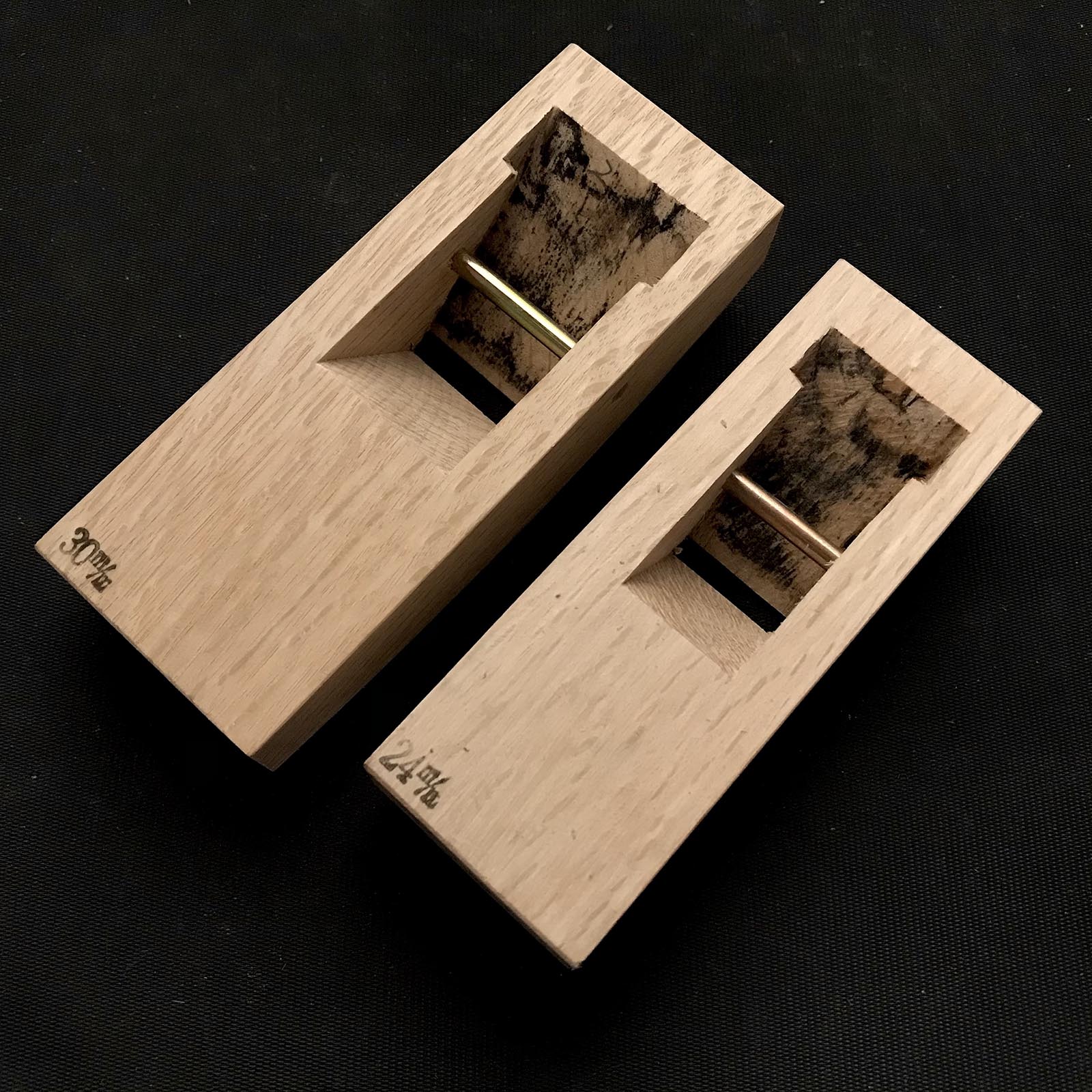 Yoshitaka Mini Compass Plane with blue steel / 義隆 豆反鉋 24,30,36mm