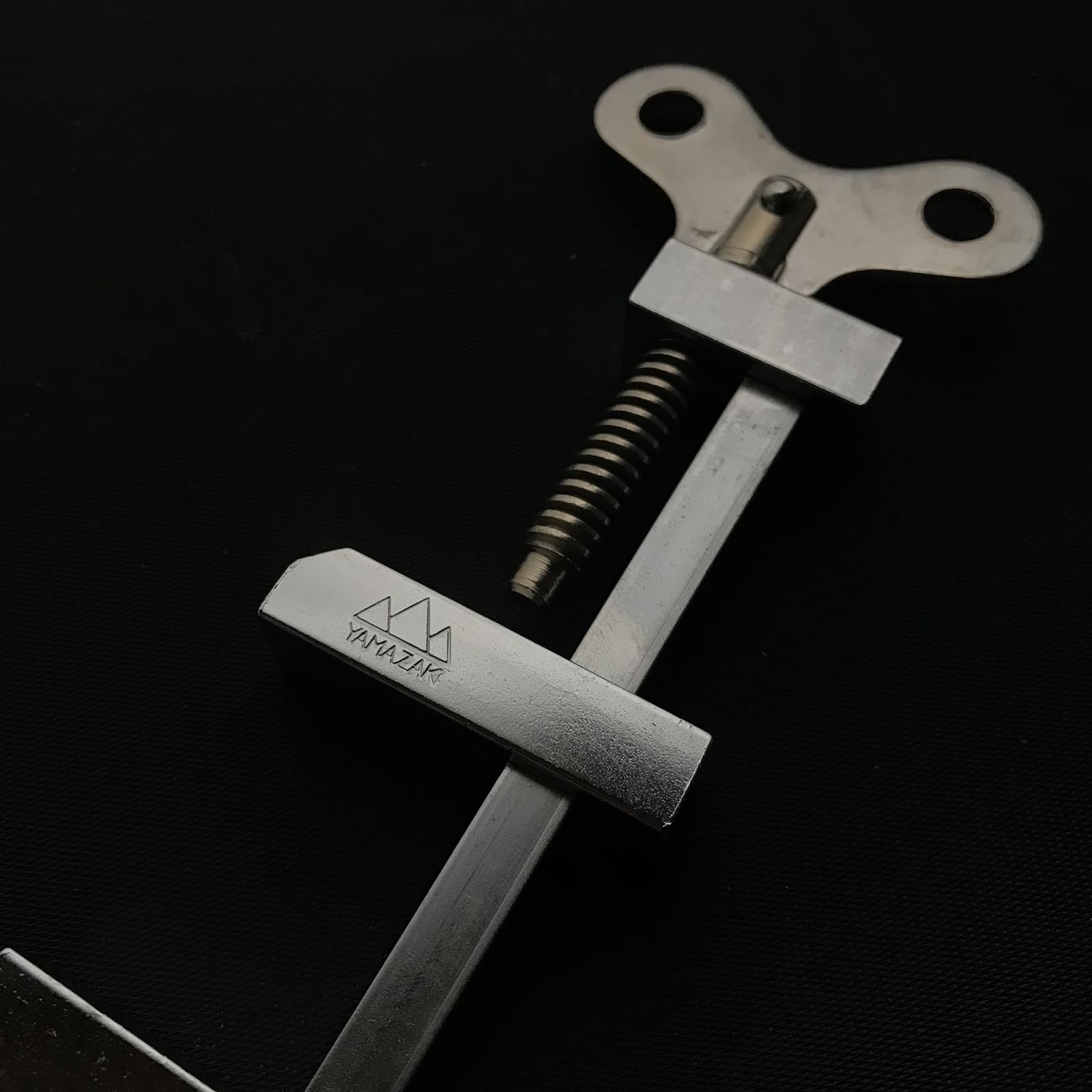 YAMAZAKI Steel Hatagane Clamps Chrome plating (small size) 締ハタ金 端金 クロームメッキ