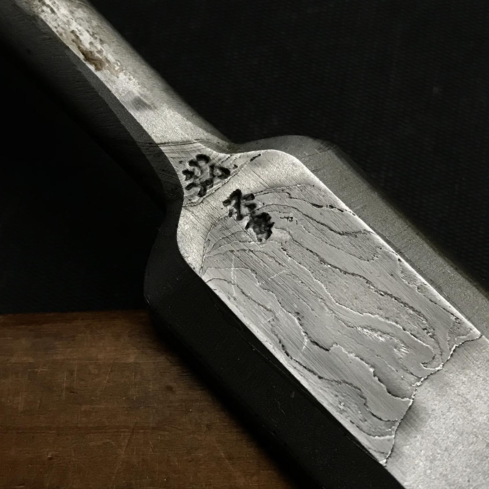 Old stock Kunikei 3rd Generation Early works Bench chisels 掘出し物 池田慶郎氏 三代目国慶作 早期作品 特製 追入鑿 30mm