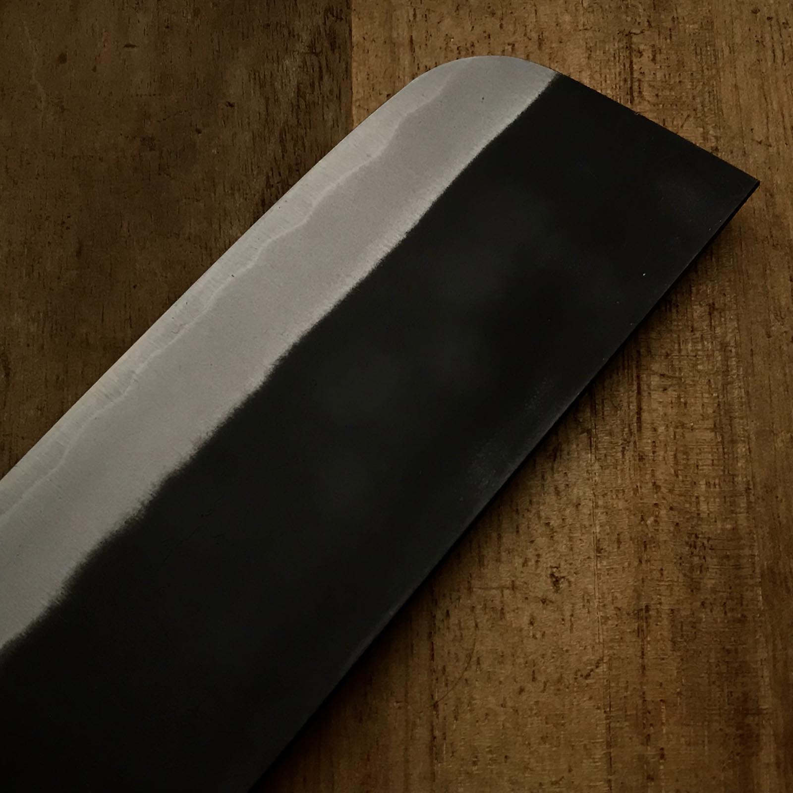 侊悦 白紙2号鋼 黒打菜切 165mm