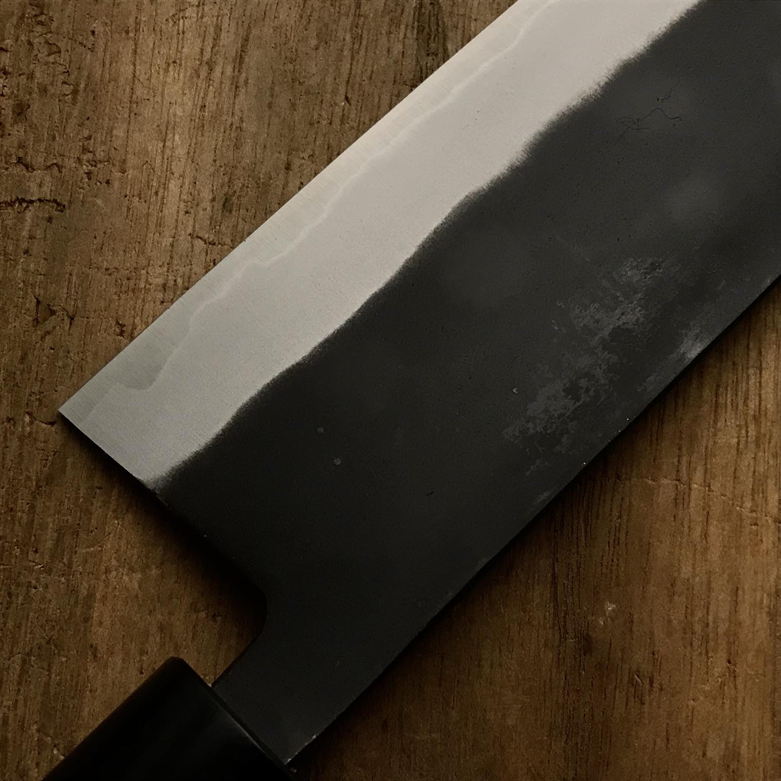 侊悦 白紙2号鋼 黒打菜切 165mm