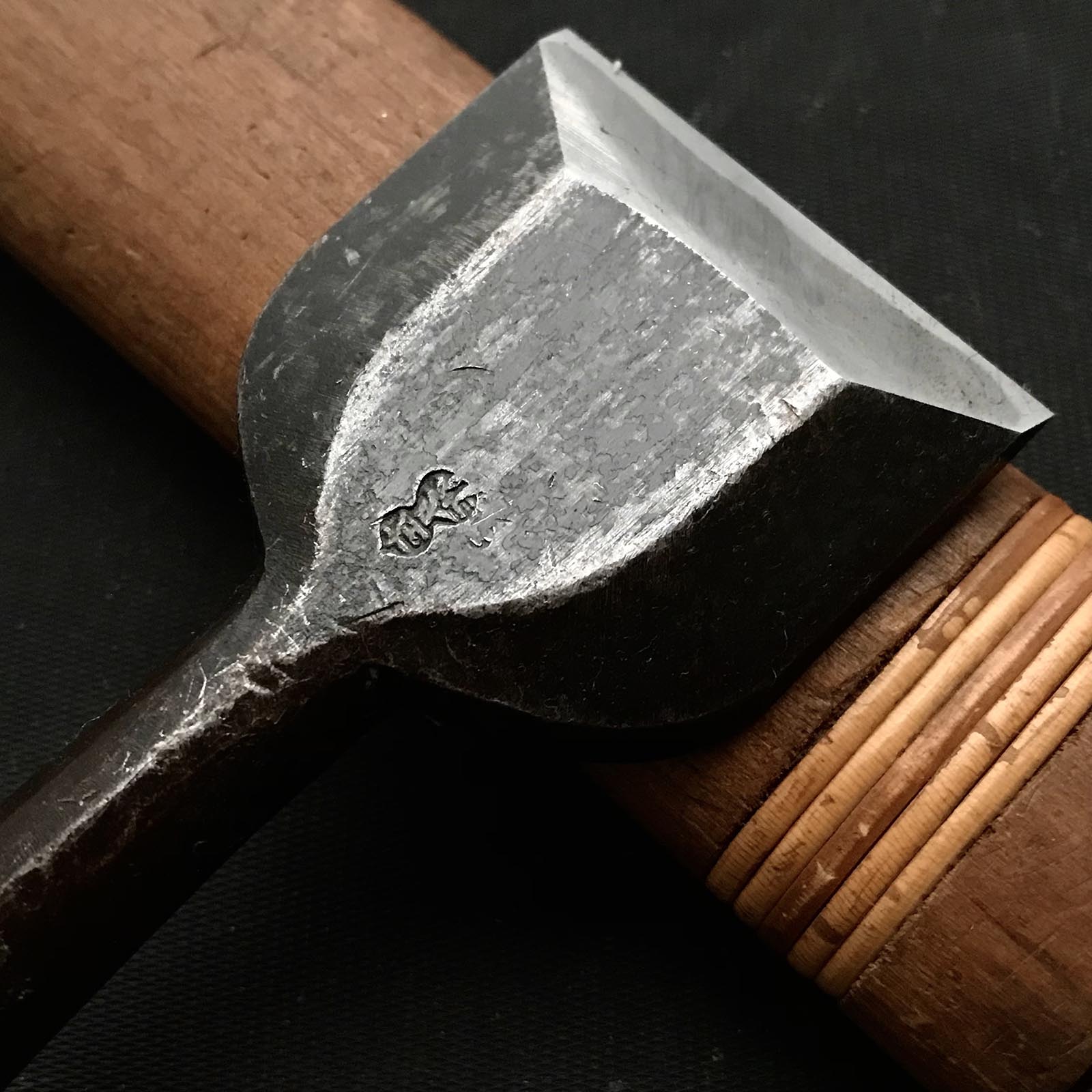 Used Hidari Hisasaku 2rd Bench chisels 使用品 二代目左久作 追入鑿 和鉄 42mm