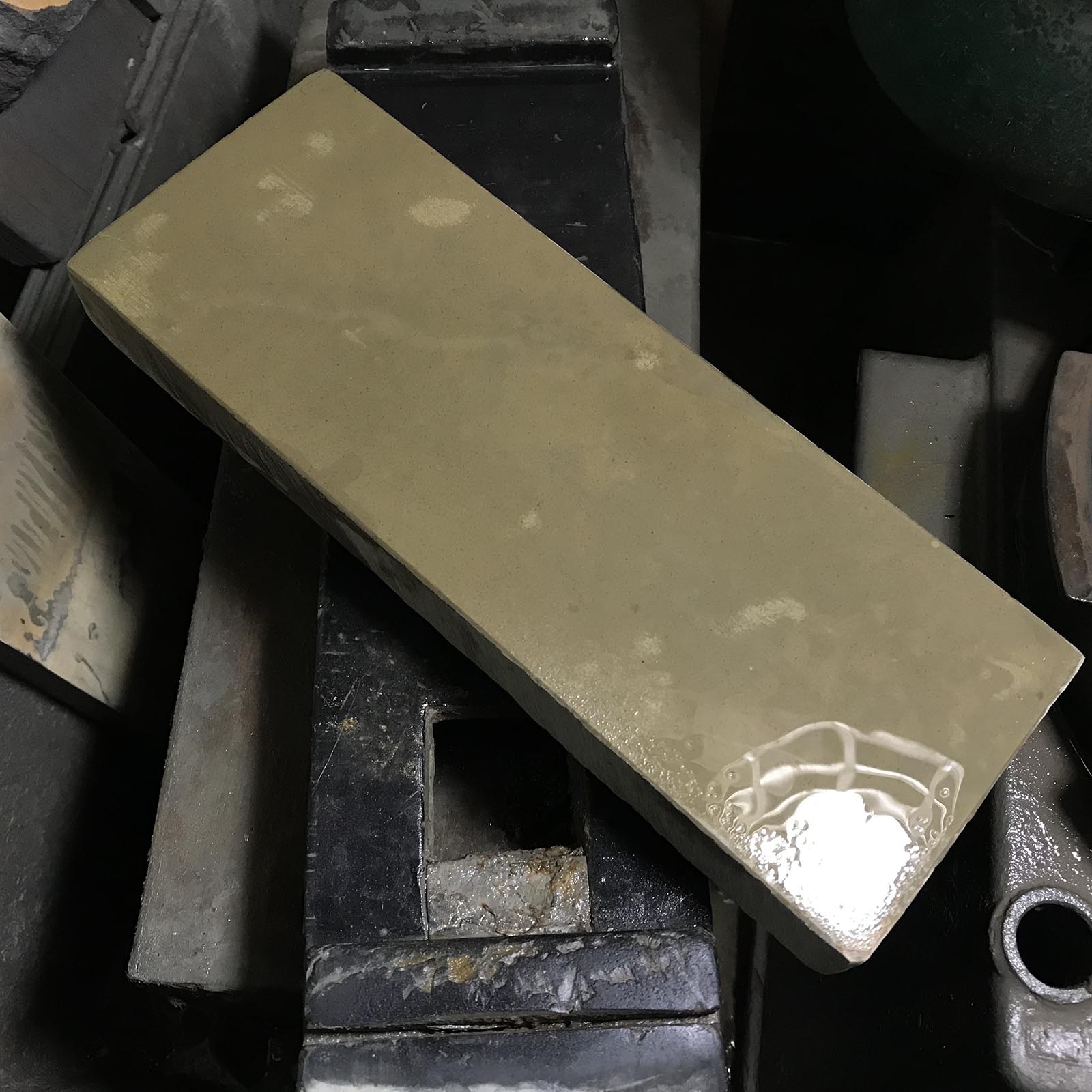 #A35 旧在庫 山名不明 戸前和製 天然仕上砥石 道具 砥石 掘り出し物 天然仕上砥石 山不明 戸前