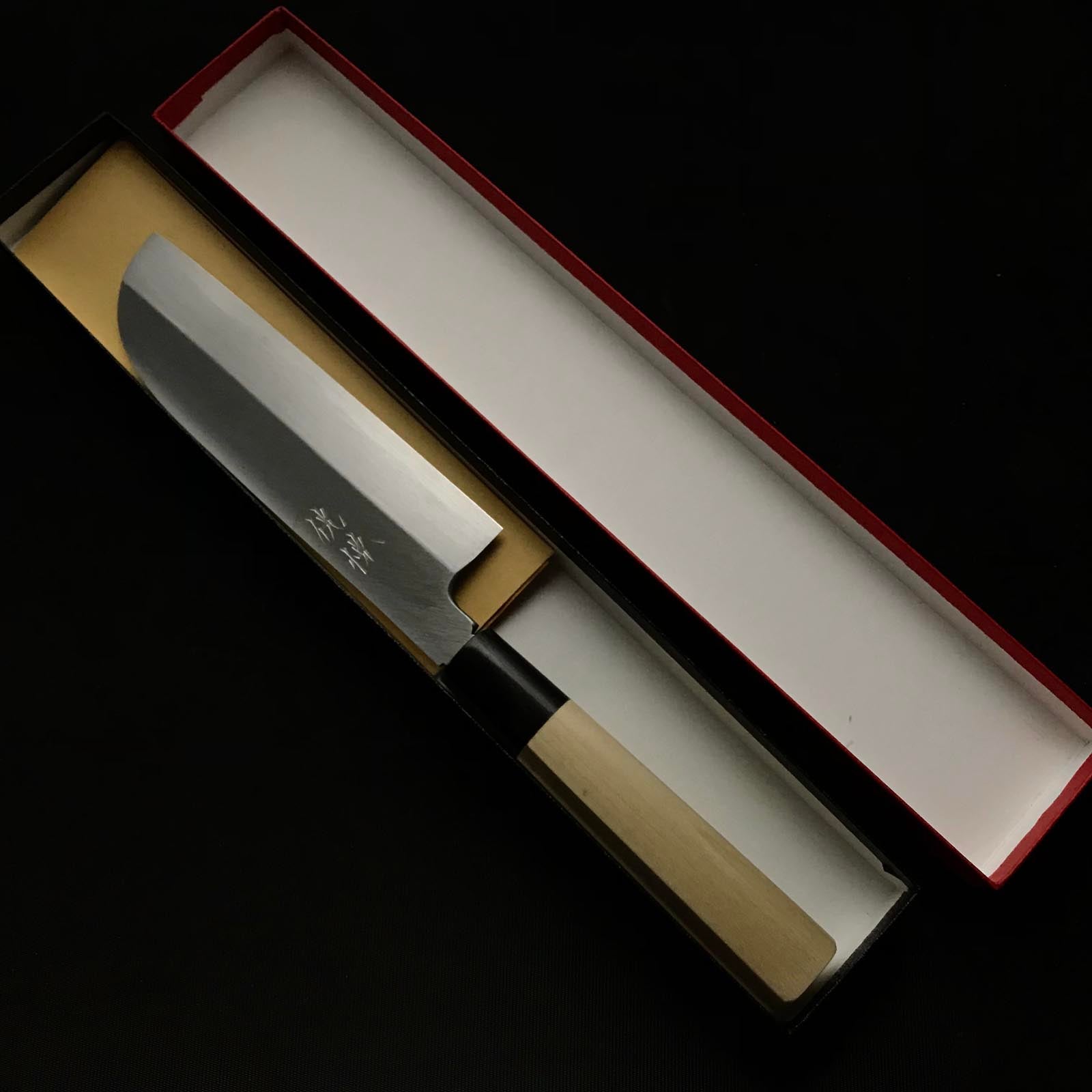 Kouetsu Usuba Bocho With White steel #2 侊悦 白紙2号鋼 鎌型薄刃 165mm