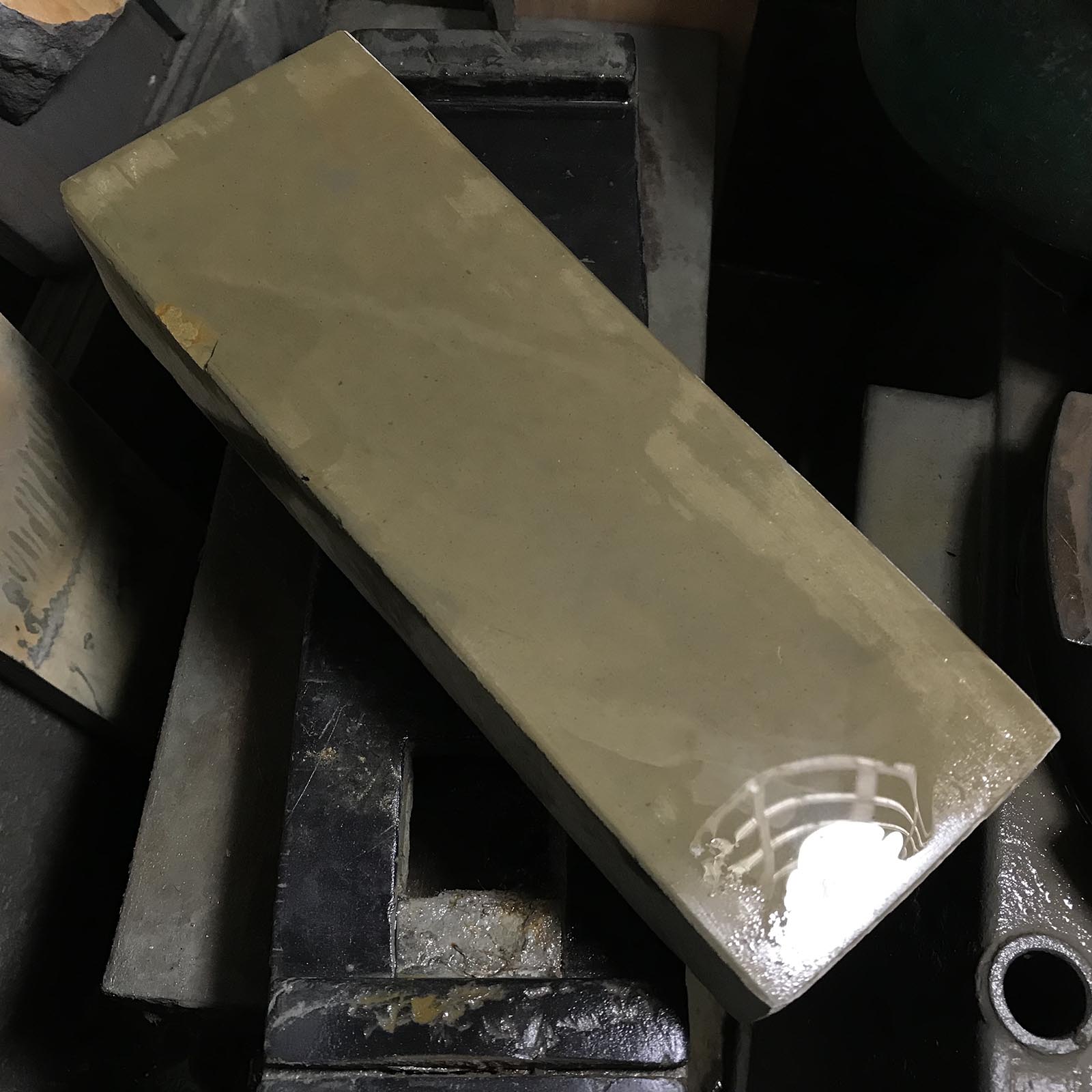 #A37 旧在庫 山不明 巴 日本製 天然仕上砥石 道具 砥石 掘り出し物 天然仕上砥石 山不明 戸前