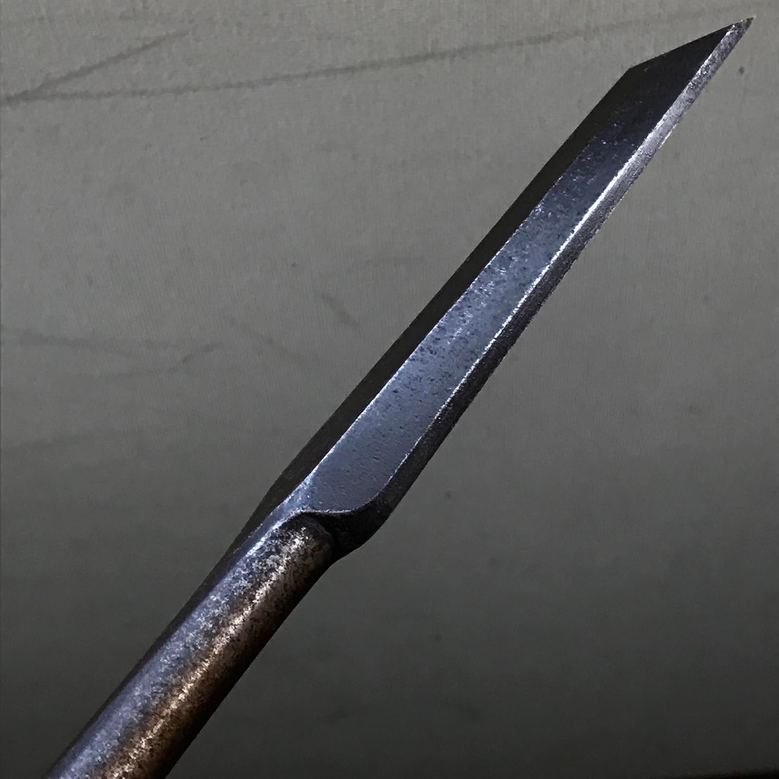 旧蔵広重鑿(大月のみ、本月のみ) 掘り出し物 廣重本突き鑿 24mm