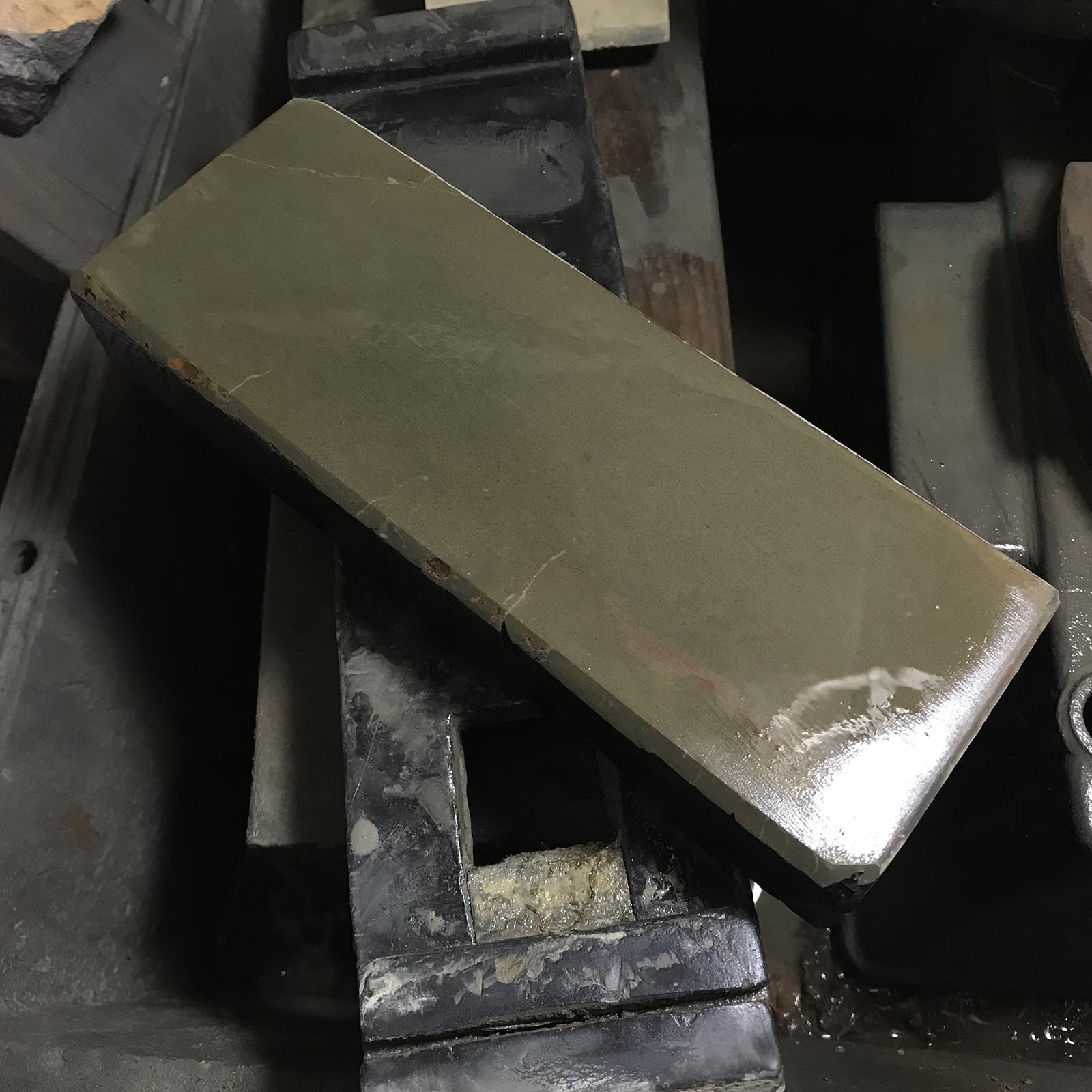 #A46 旧在庫 山名不明 戸前和製 天然仕上砥石 道具 砥石 掘り出し物 天然仕上砥石 山不明 戸前