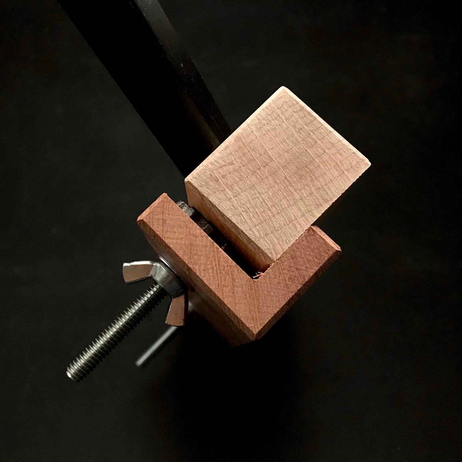 Ha Kanna Kumiko Kanna with white steel by Muneaki 葉鉋 組子用 麻の葉鉋 30° 猪本台 宗秋刃