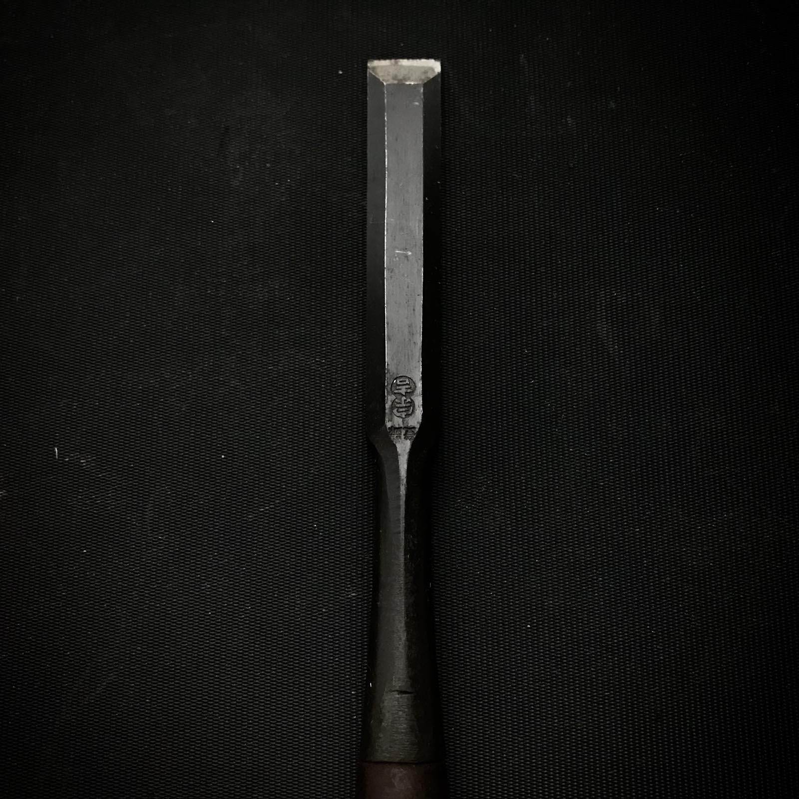 Old stock Kiyohisa Medium timber chisels by Watanabe Kiyoe 掘出し物 渡辺清栄作 清久作 中叩鑿 18mm