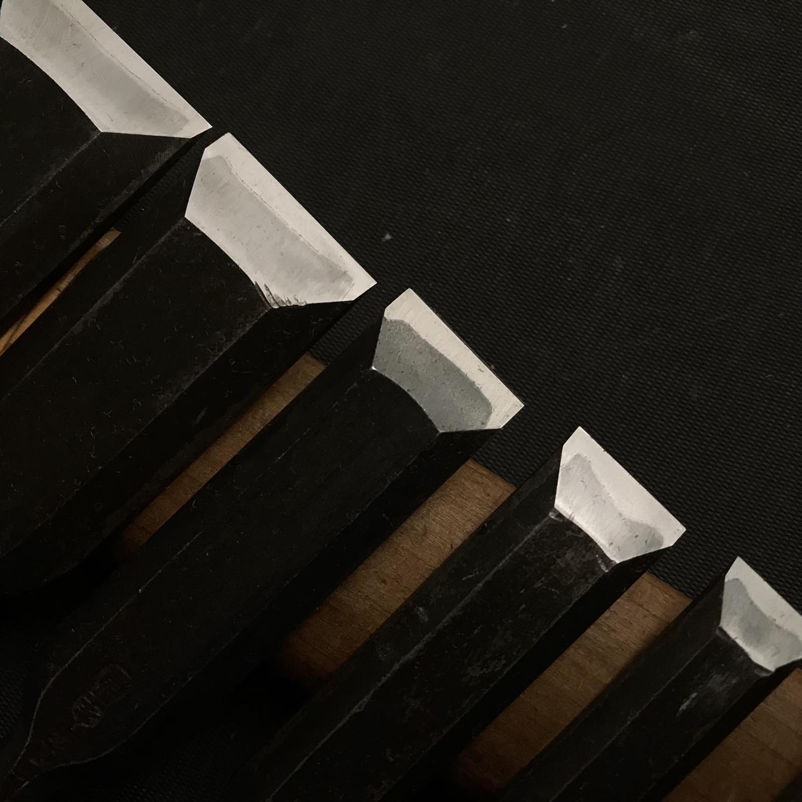 中古 池上喬庸作 二代目左久作 追入組鑿