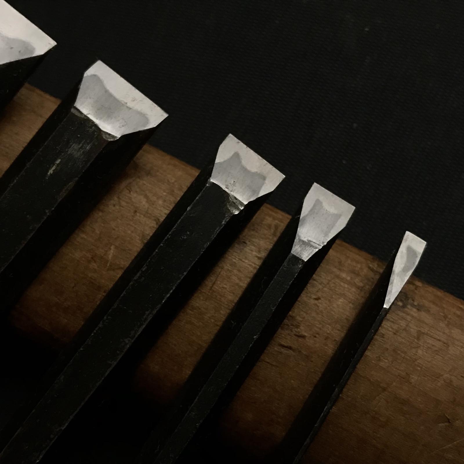 中古 池上喬庸作 二代目左久作 追入組鑿