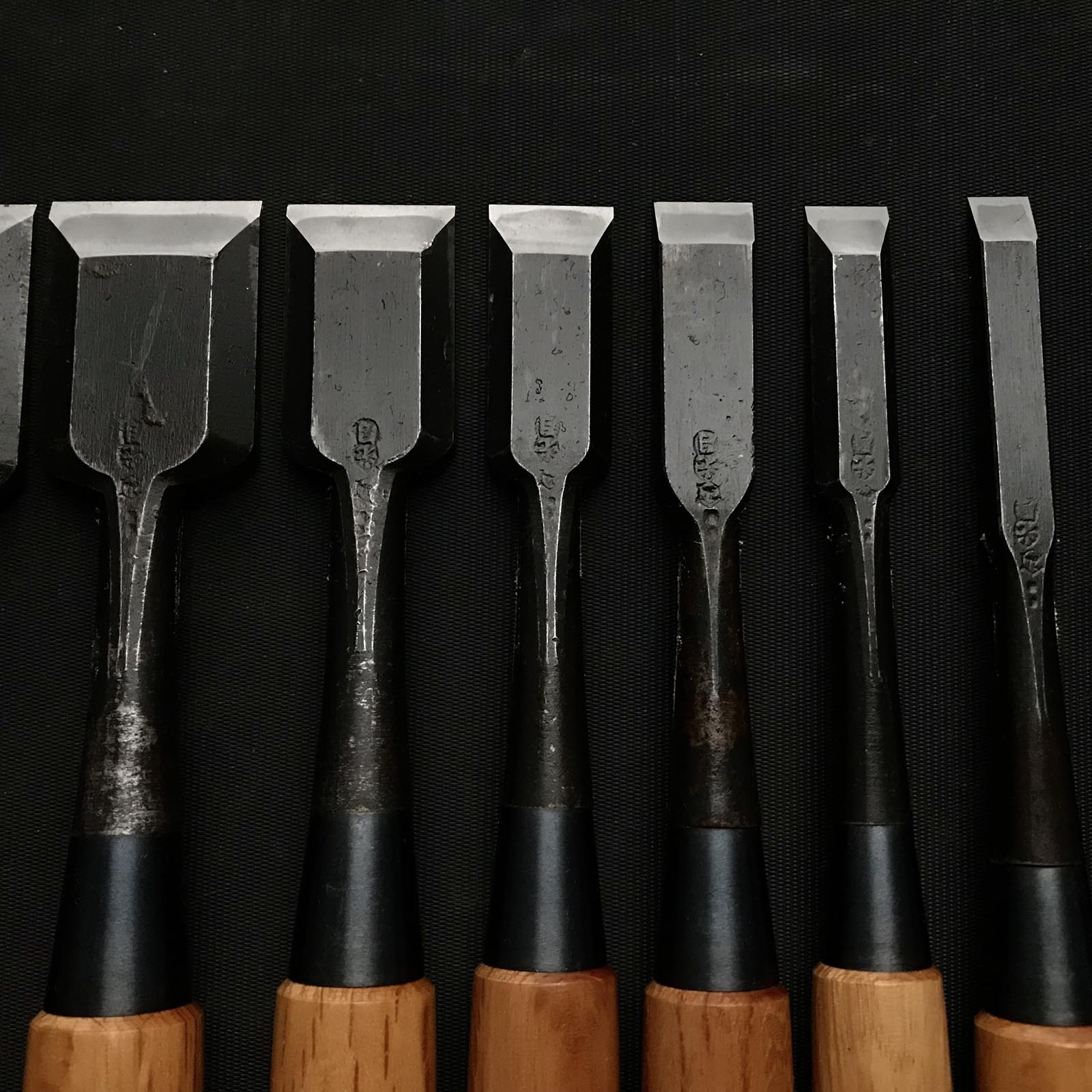 山崎信次作 ミツキ ベンチノミセット 中古品 光月 山崎信次作 追入組鑿