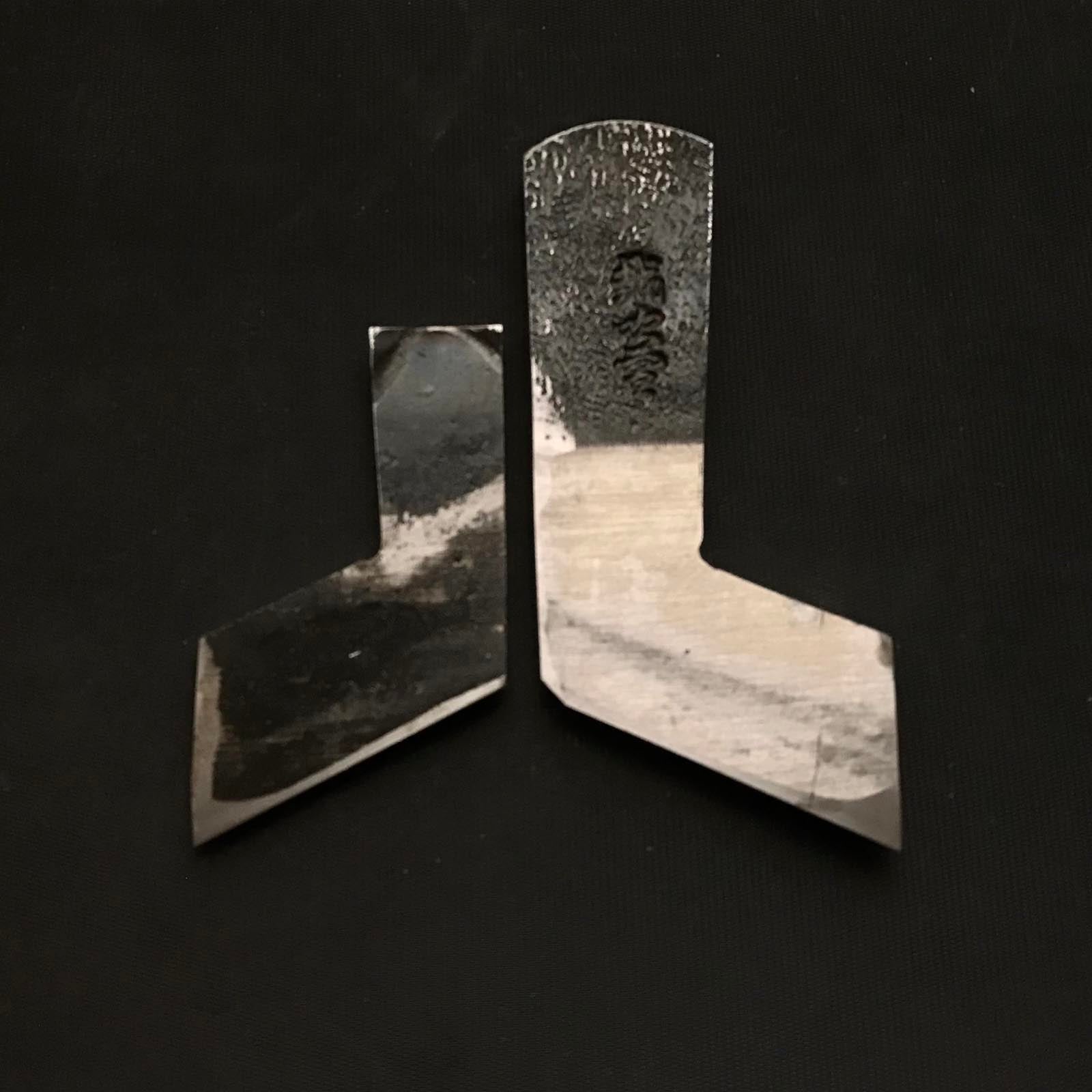 #5 オールドストック サイドラベット&ラベットカンナ(キワワキカンナ) 左掘り出し物 二徳鉋際鉋 左48mm