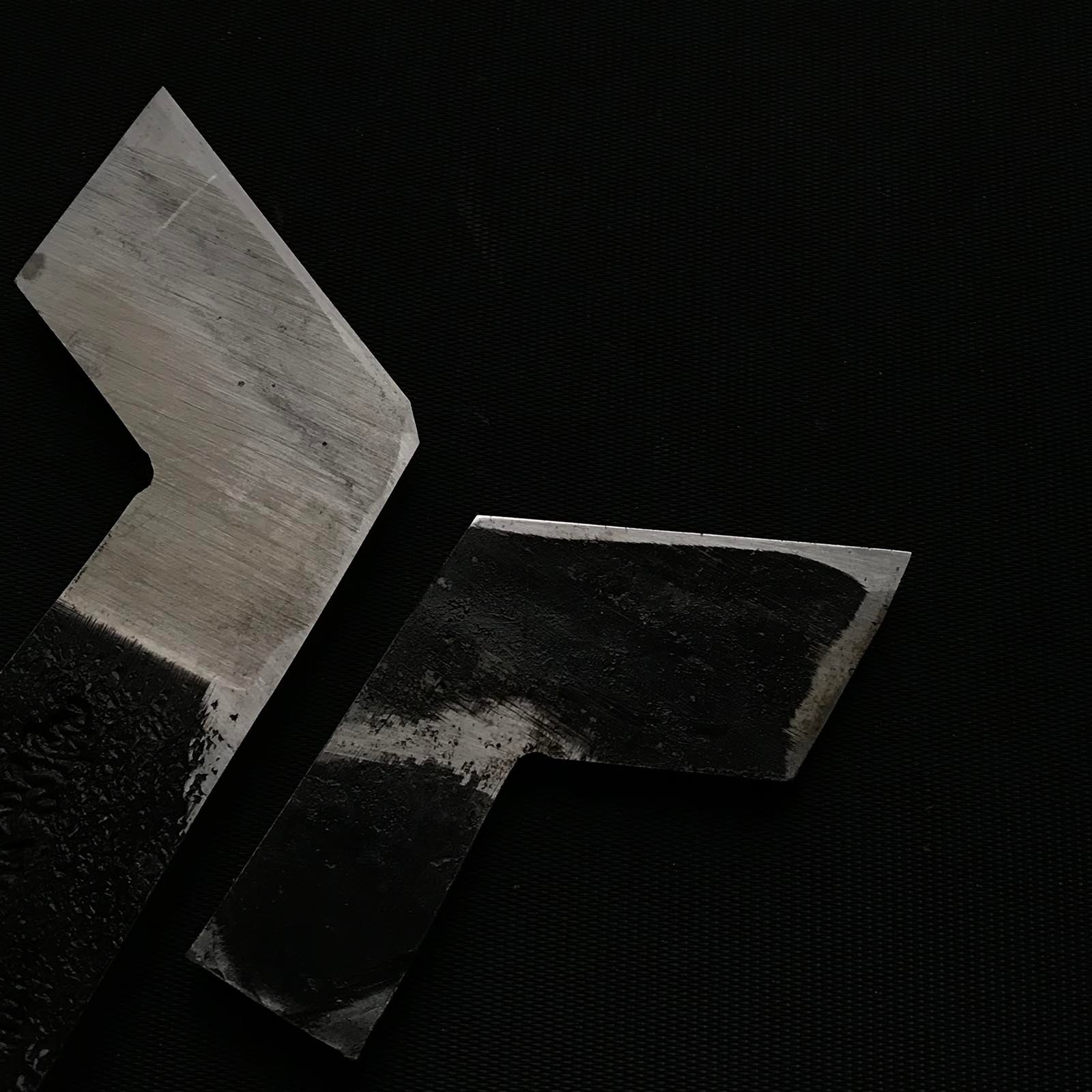 #5 オールドストック サイドラベット&ラベットカンナ(キワワキカンナ) 左掘り出し物 二徳鉋際鉋 左48mm