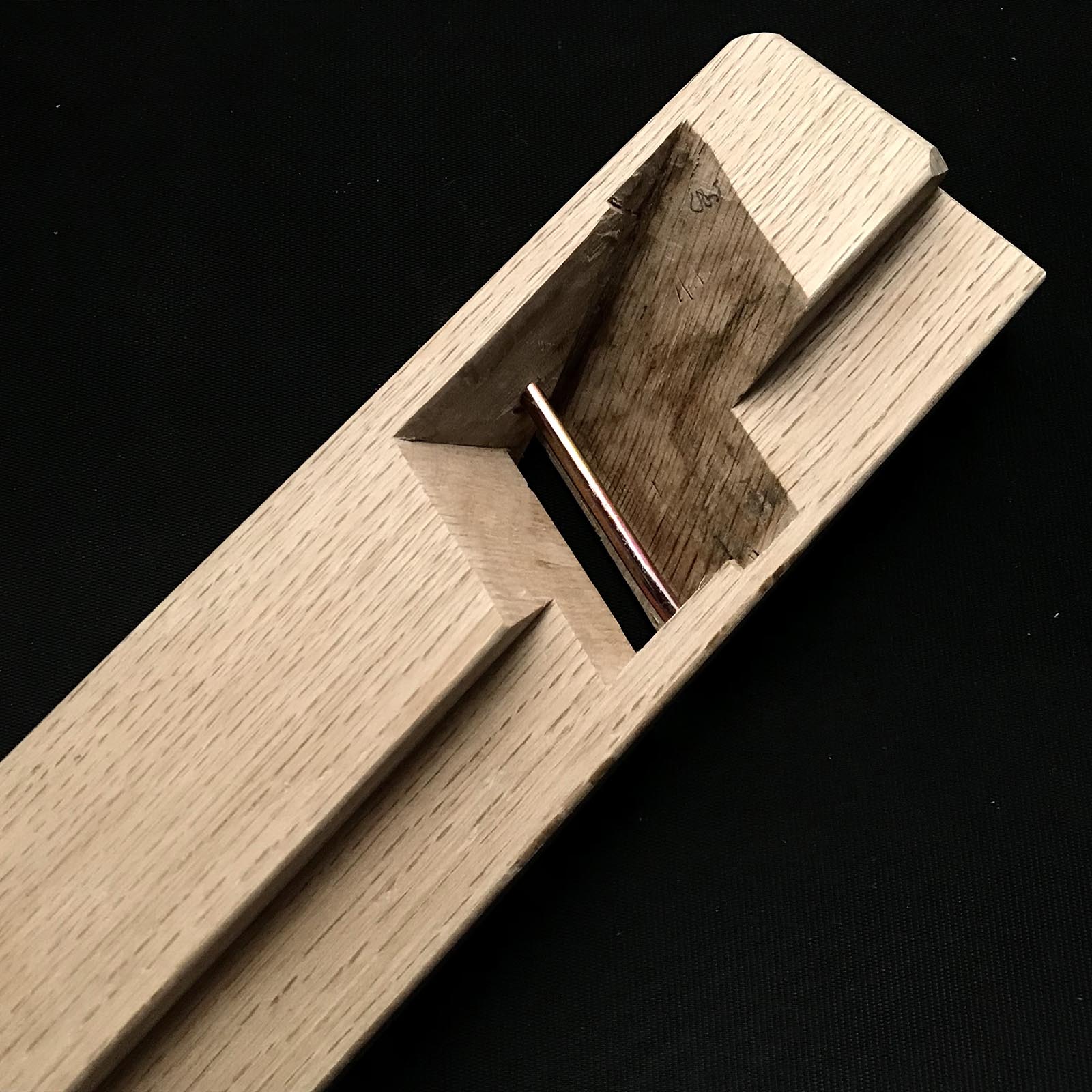 #5 オールドストック サイドラベット&ラベットカンナ(キワワキカンナ) 左掘り出し物 二徳鉋際鉋 左48mm