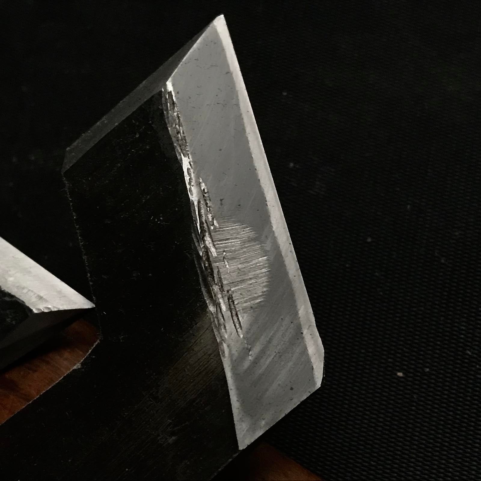 #1 オールドストック サイドラベット&ラベットカンナ(キワワキカンナ) 右掘り出し物 二徳鉋際鉋 右 42mm