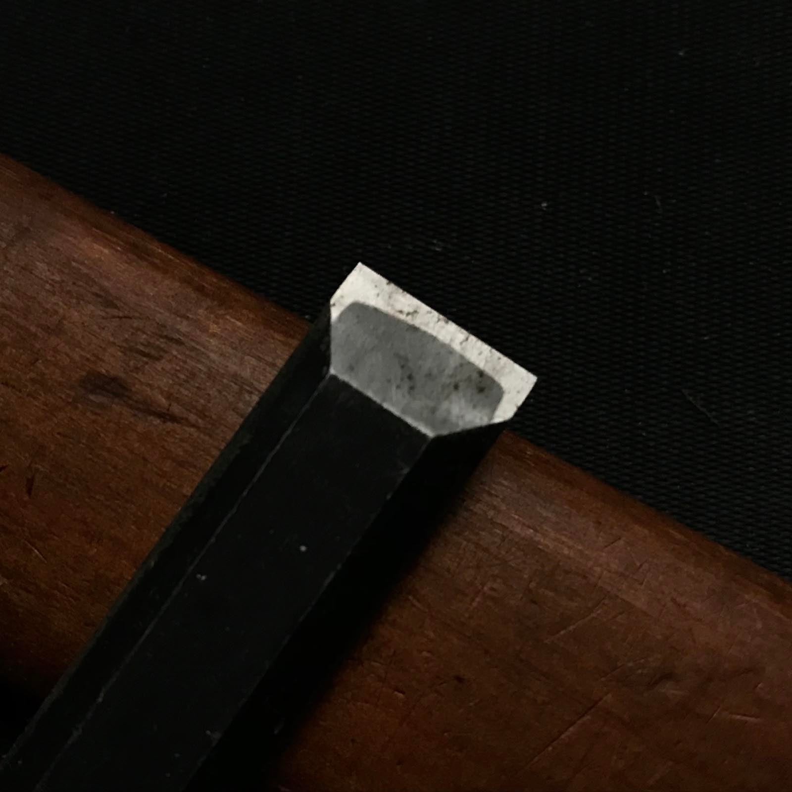 旧蔵舟廣 卓上ノミ 元寿舟弘 船津祐司作 追入鑿 15mm