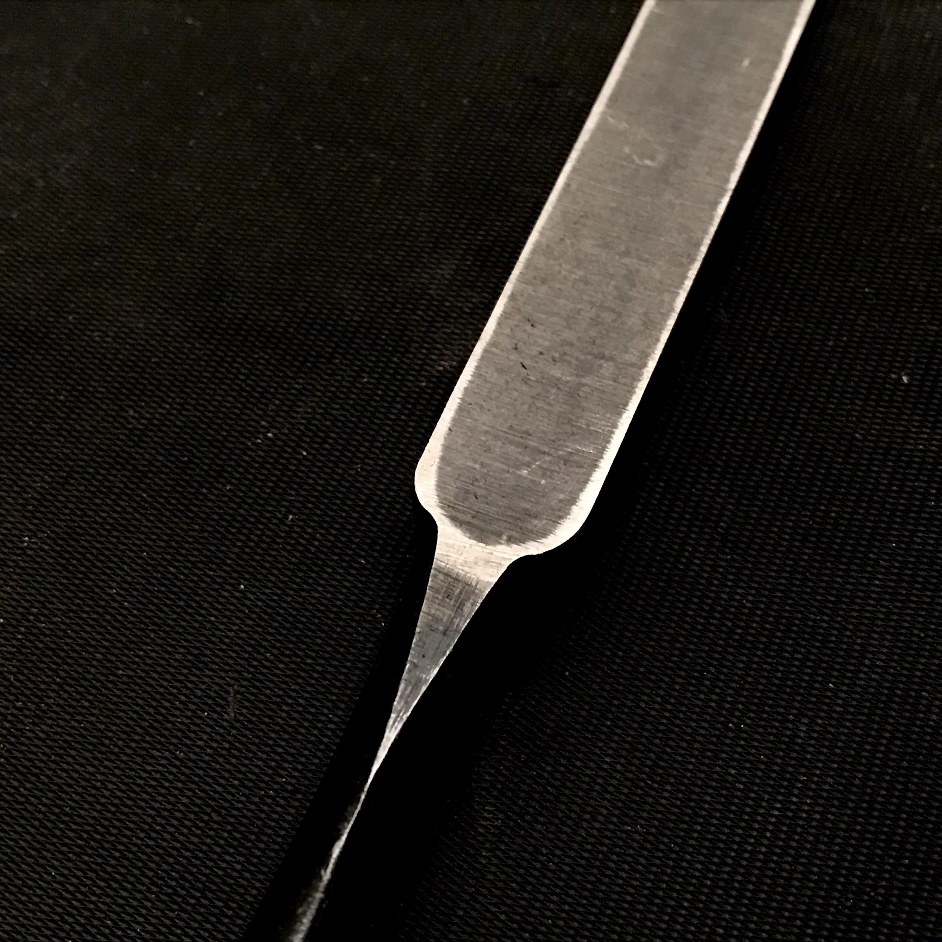 Old stock Paring chisels (Usunomi) with white steel 掘出し物 無印 薄鑿 15mm