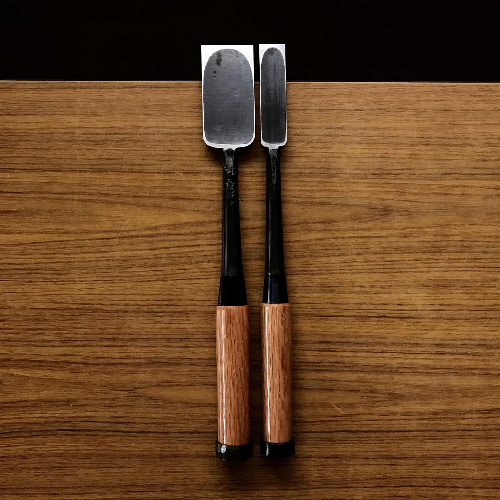 Fujihiro Slick Chisels by Chuutarou Imai 今井忠太郎作 二治弘 穴屋鑿 48,24mm