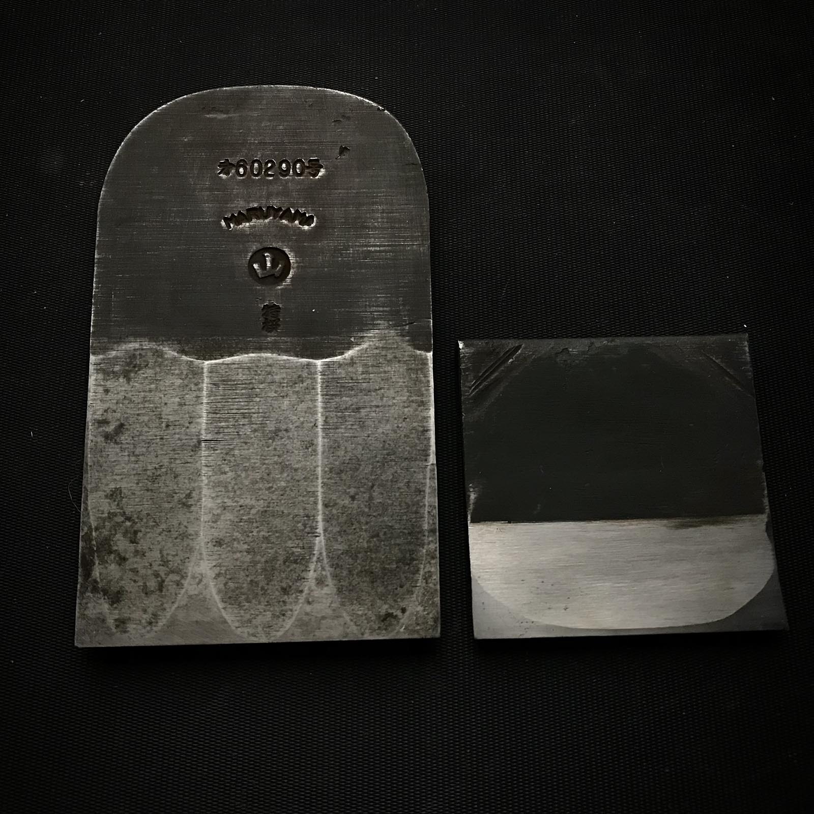 旧蔵 丸山 鉋(カンナ)付 三浦掘り出し物 丸山 三つ裏 仕上げ鉋 65mm