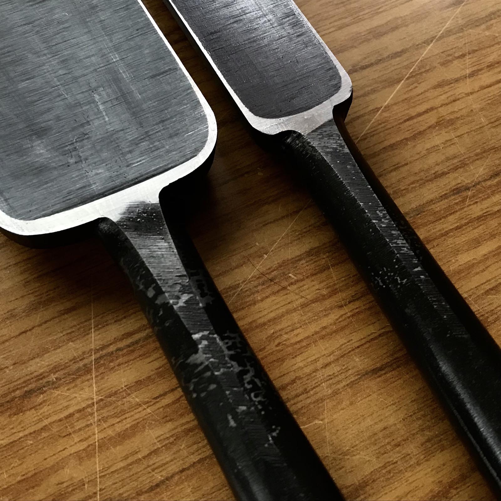 Fujihiro Slick Chisels by Chuutarou Imai 今井忠太郎作 二治弘 穴屋鑿 48,24mm