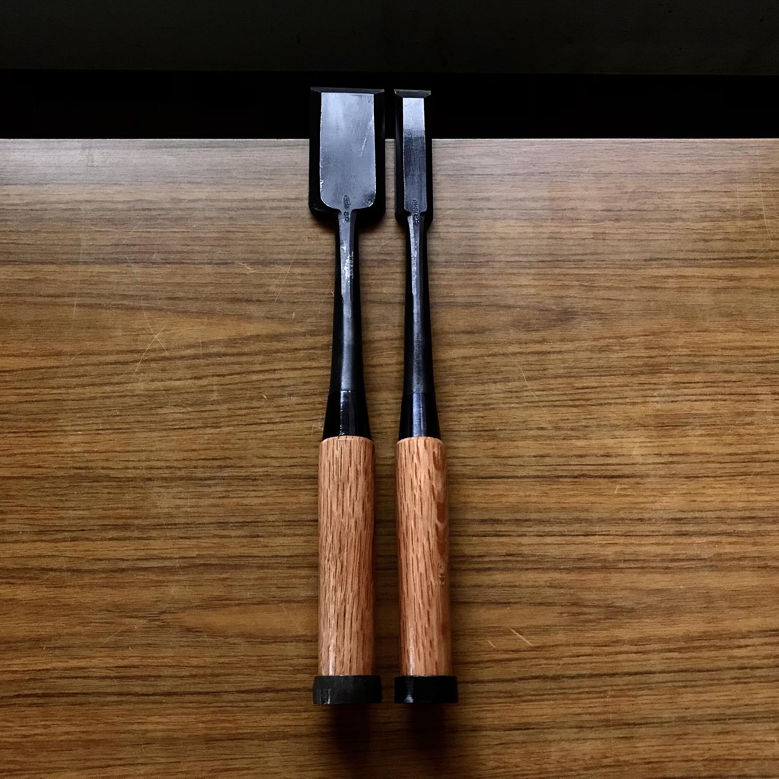 Fujihiro Slick Chisels by Chuutarou Imai 今井忠太郎作 二治弘 穴屋鑿 48,24mm