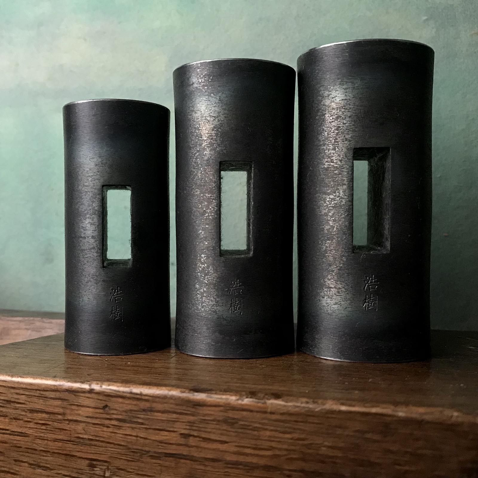 Hiroki Daruma Hammers Blacksmith finish - 浩樹 ダルマ玄翁 黒仕上