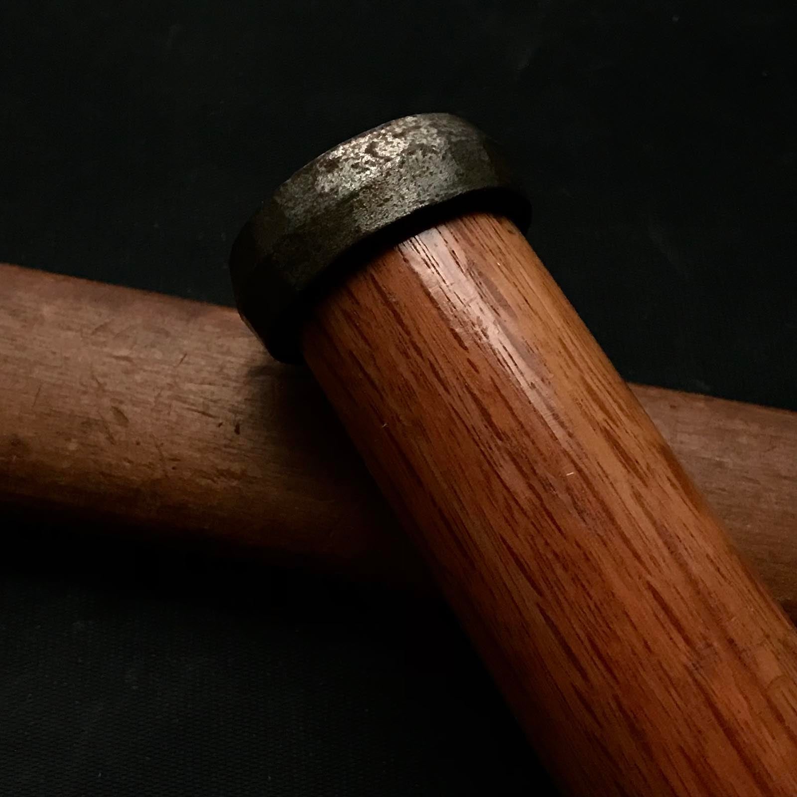 旧在庫 沖山 穴屋ノミ 白鋼付 掘り出し物 起山 穴屋鑿 松炭手打 48mm