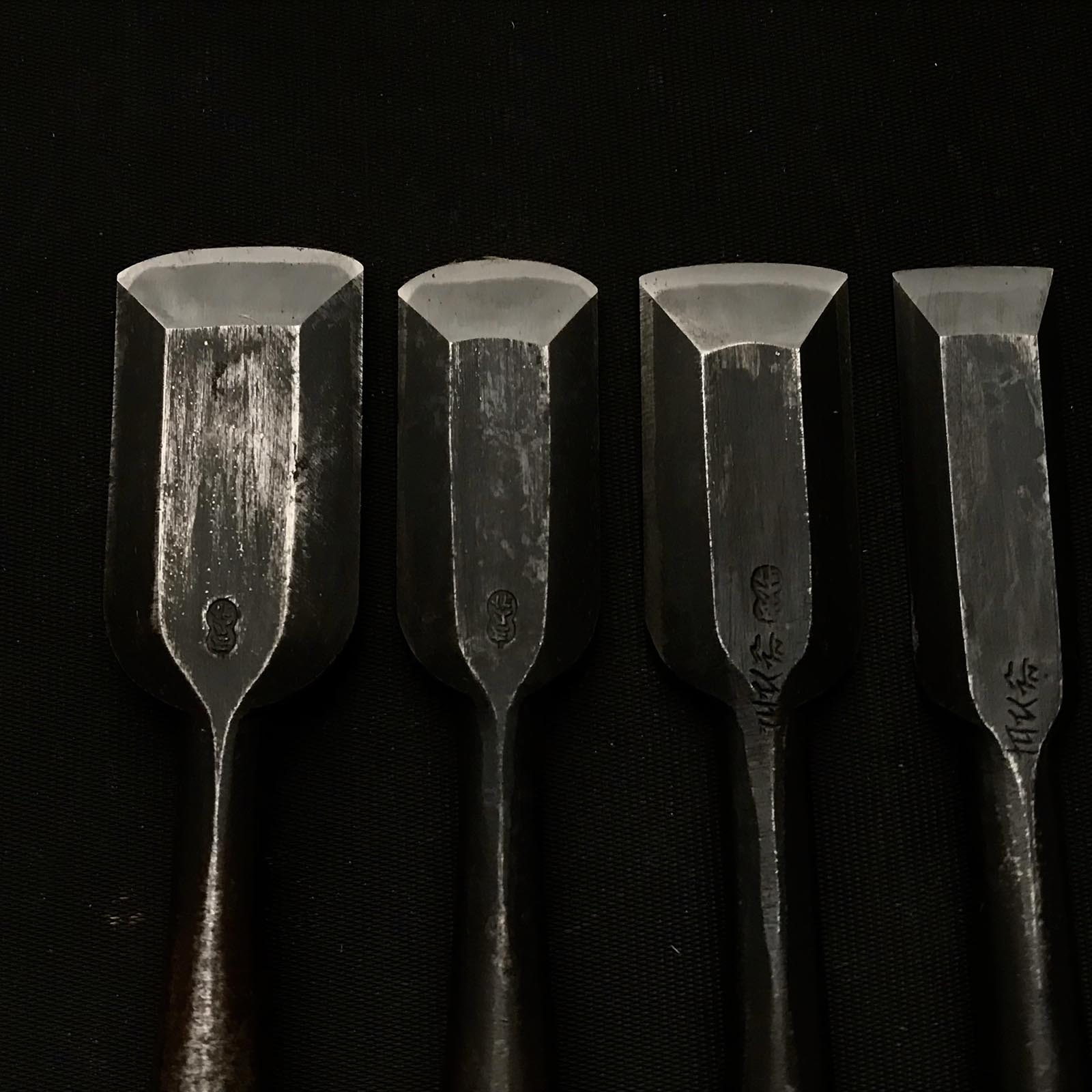 二代目左久作 特注 丸鑿 7本セット 鞘付