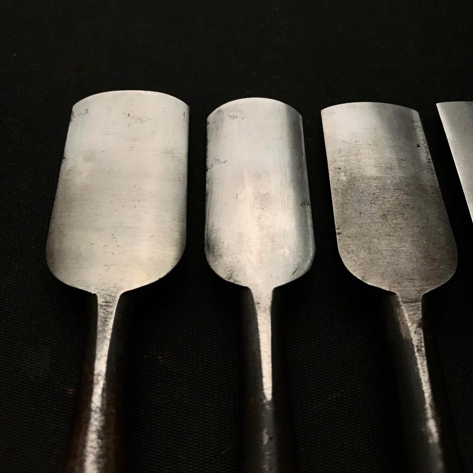 二代目左久作 特注 丸鑿 7本セット 鞘付