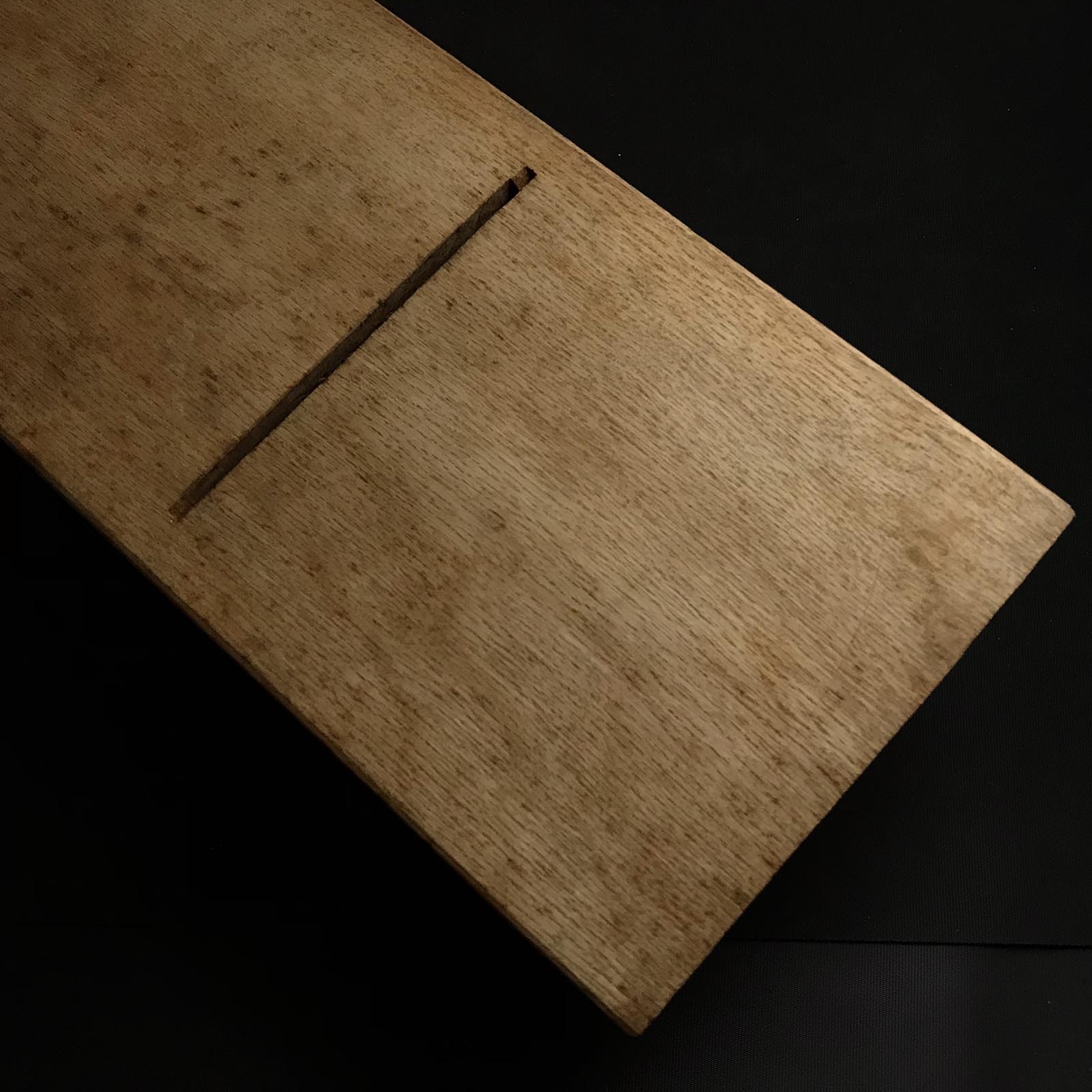 Old stock Kiunjyu Large Plane by Oguma Torasaburou 掘出し物 小熊寅三郎 キ運寿 大鉋 150mm