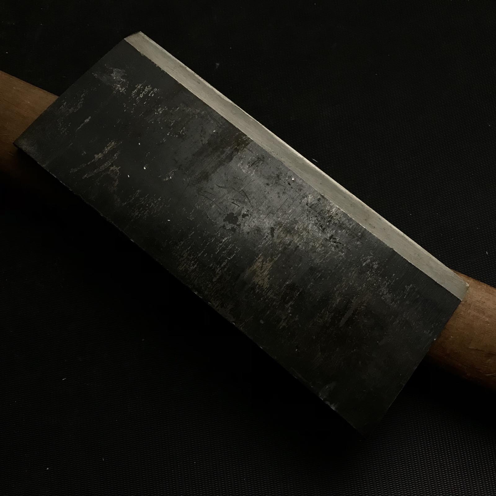 Old stock Kiunjyu Large Plane by Oguma Torasaburou 掘出し物 小熊寅三郎 キ運寿 大鉋 150mm