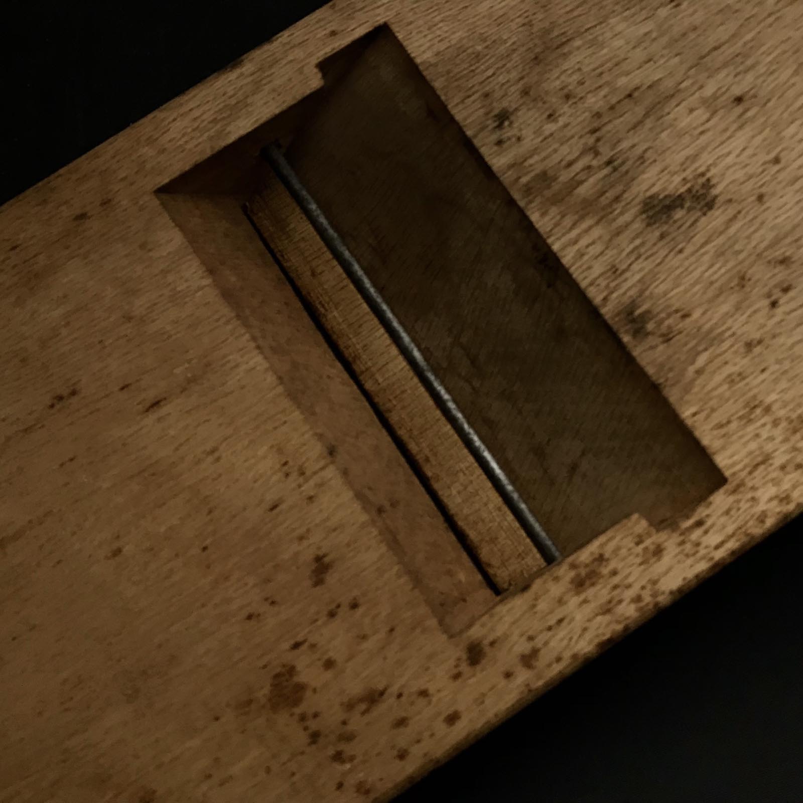 Old stock Kiunjyu Large Plane by Oguma Torasaburou 掘出し物 小熊寅三郎 キ運寿 大鉋 150mm