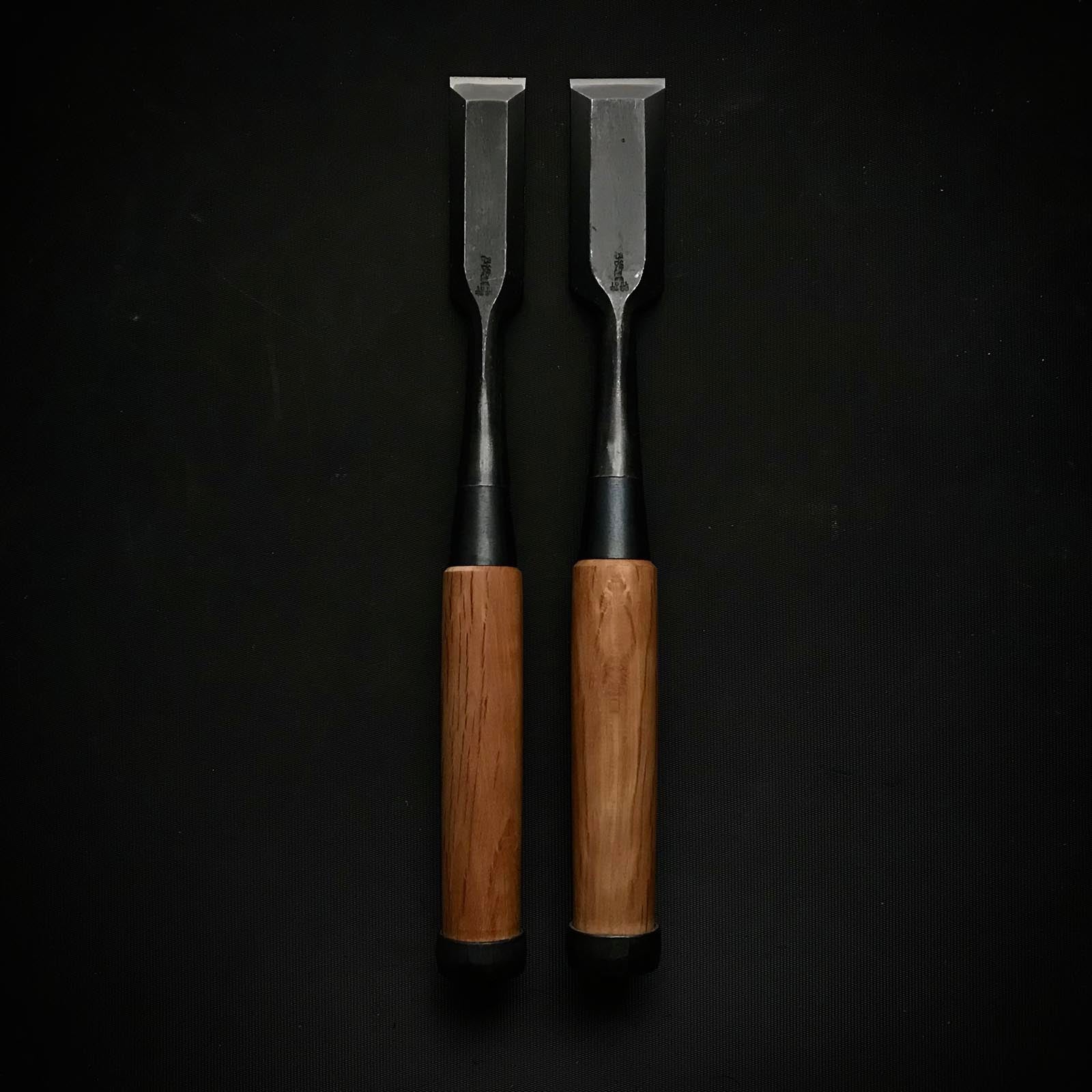 Kikuhiromaru Shorter Timber chisels 菊弘丸 中叩き鑿 Chutatakinomi 24mm 30mm