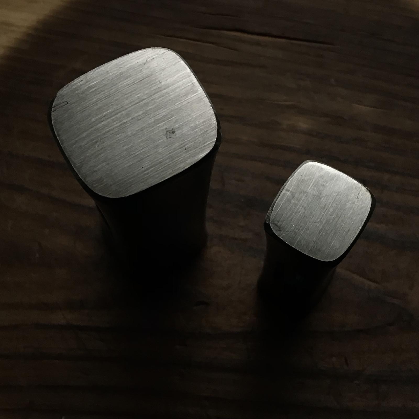 福島作 四角玄翁黒仕上