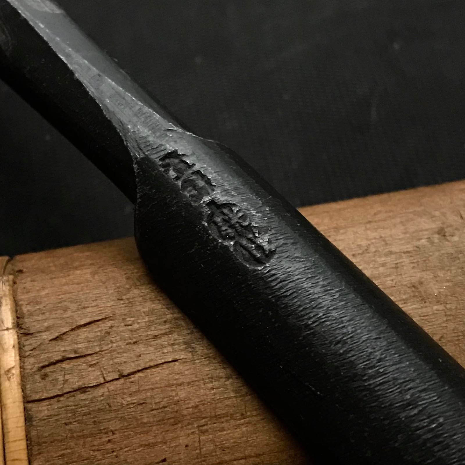 Old stock Tasai Uchimaru chiselswith blue steel 掘出し物 田斎作 内丸鑿 15mm