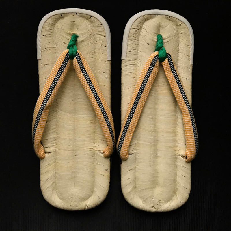 Hand-made Traditional Japanese Carpenter's Bamboo Sandals （Zouri）竹皮草履「ぞうり」 手作り