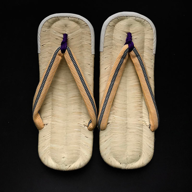 Hand-made Traditional Japanese Carpenter's Bamboo Sandals （Zouri）竹皮草履「ぞうり」 手作り