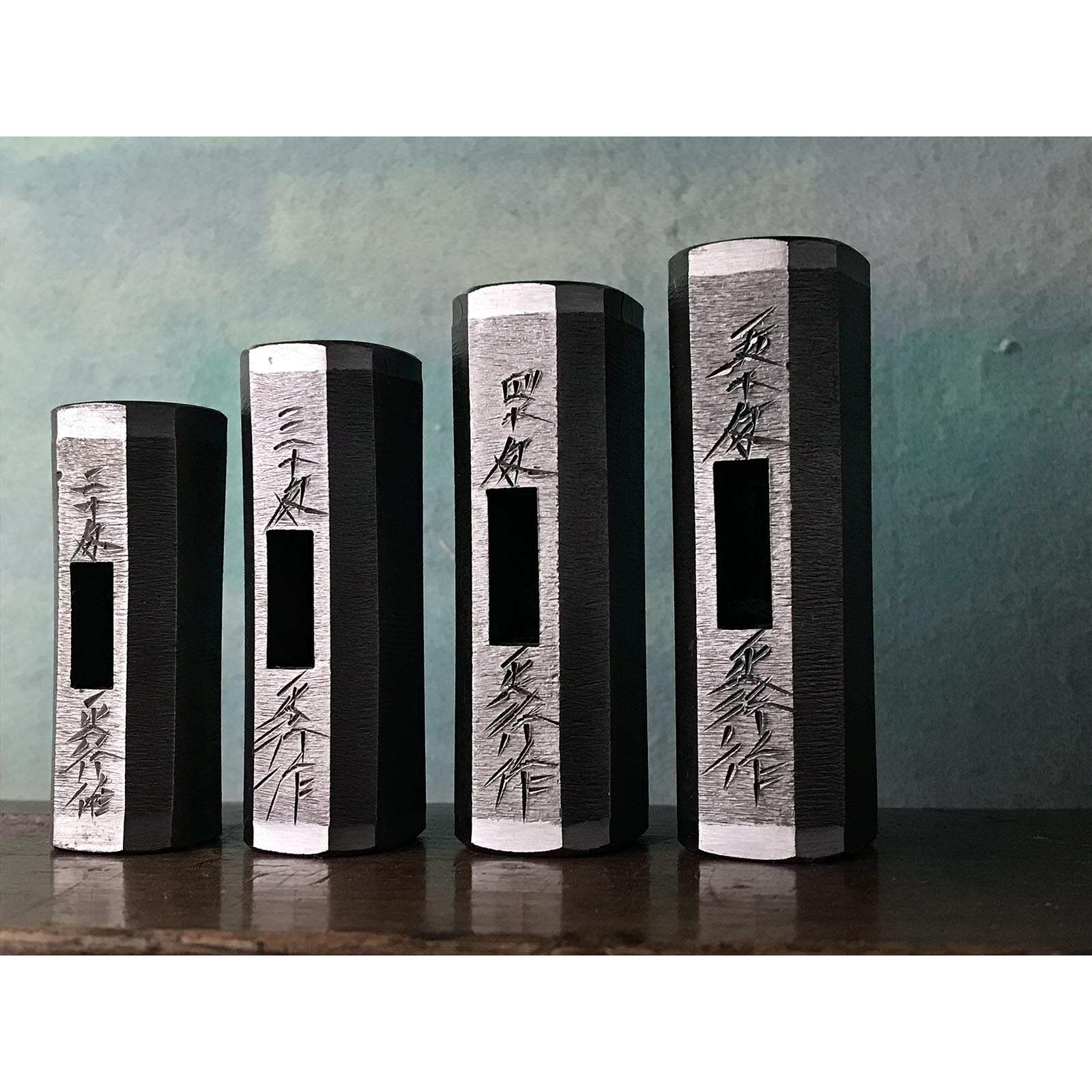 Old stock Early work Masatsura Octagon Hammers File Finish with wooden box 掘出し物 正行 八角玄翁 ヤスリ仕上 桐箱付