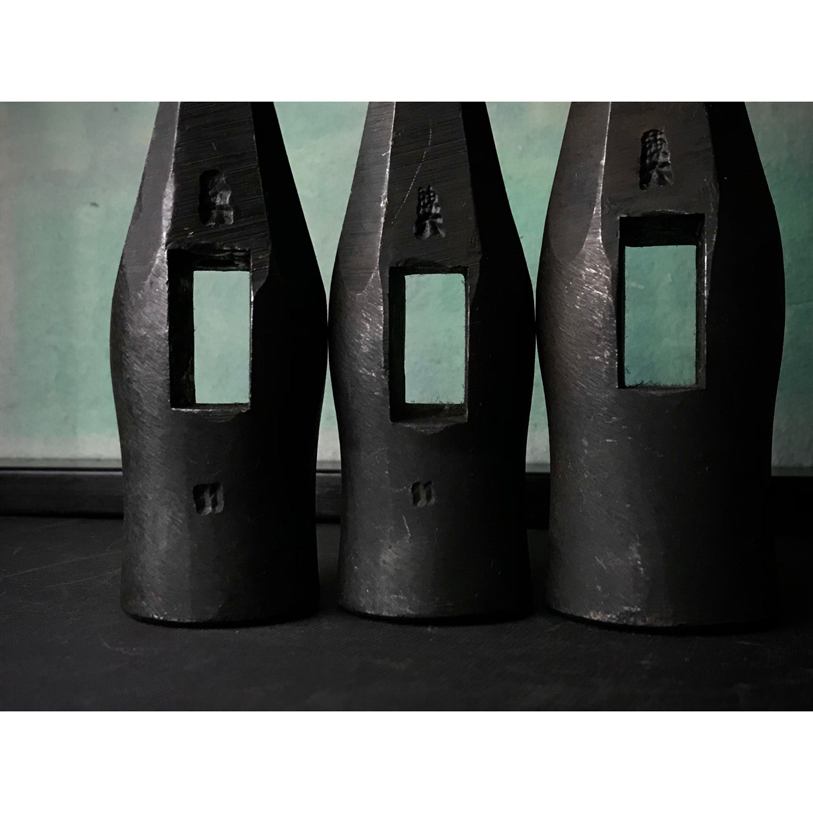 Old stock Touroku Yamakichi Hammers(Gennon) 掘出し物 藤六 ヤマキチ型玄翁 黒仕上 750g 550g