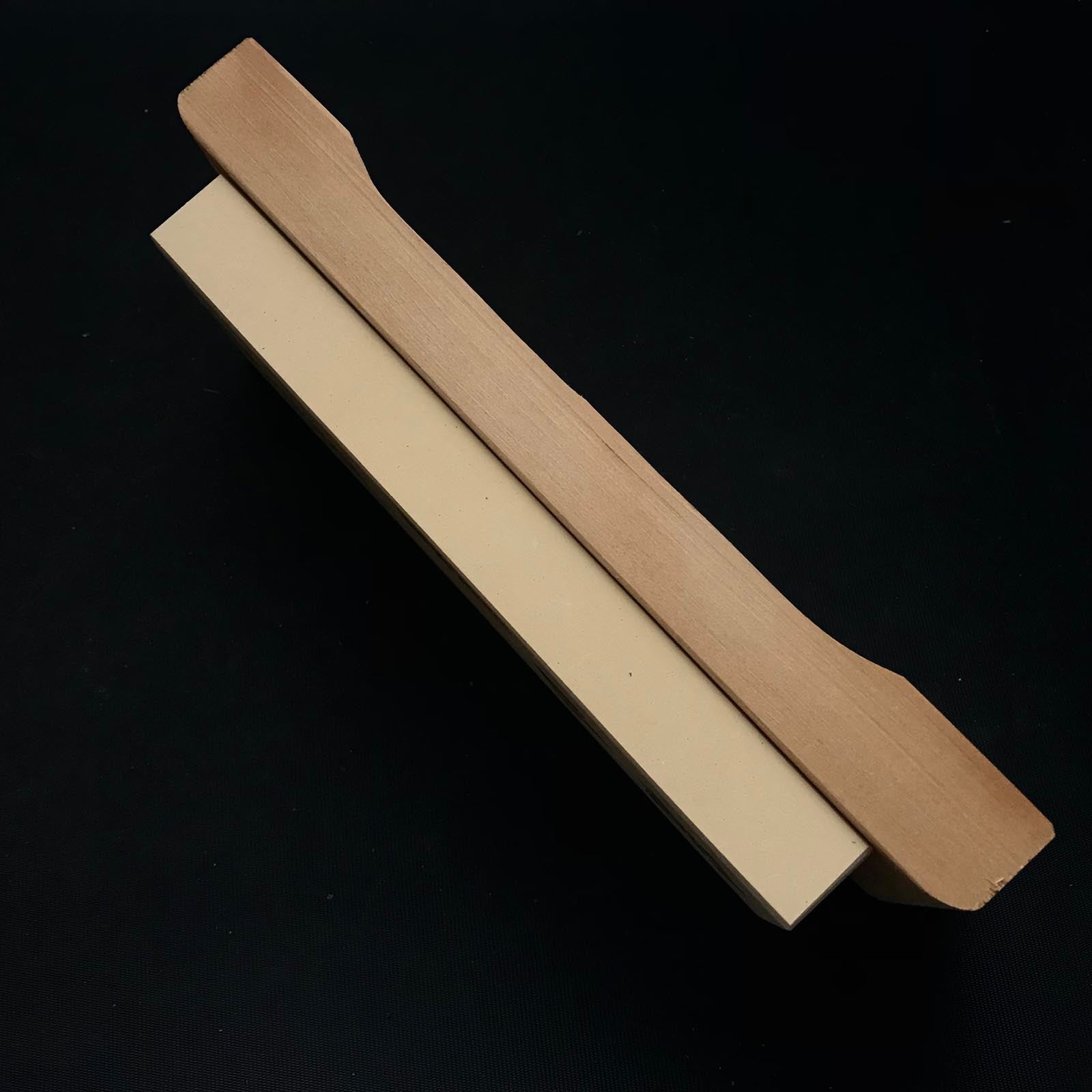 Arashiyama Sharpening stones Whetstone with wooden base 嵐山 刃物超仕上砥石 木製台付き 人造砥石 #6000