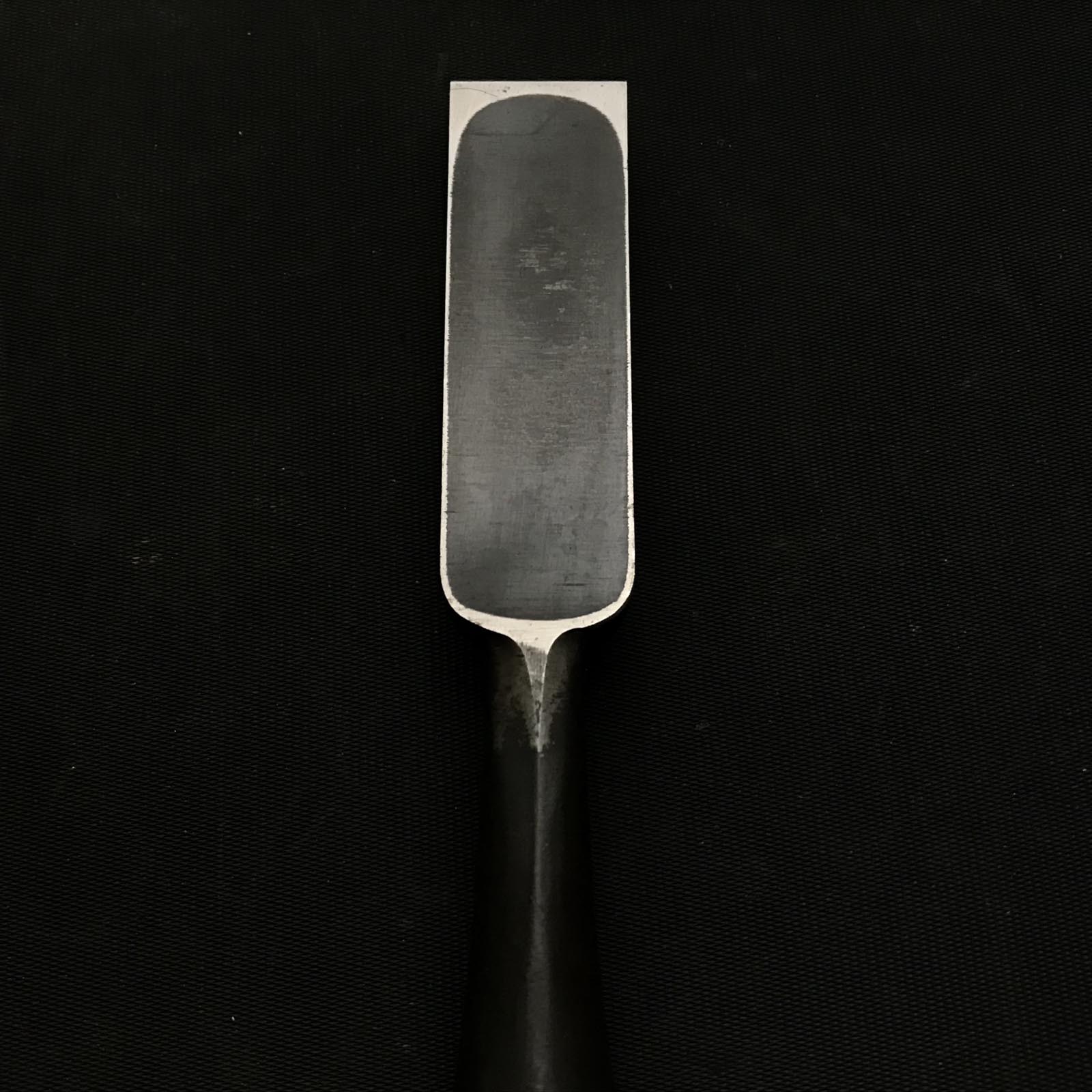 Old stoxk Kiyohisa shorter Timber chisels by Watanabe Kiyoe 渡辺清栄作 清久作 中叩鑿 24mm