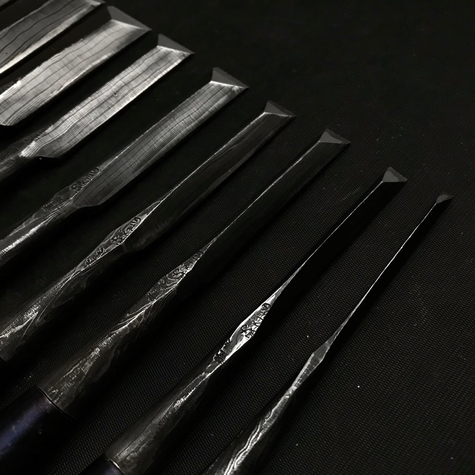 助正 墨流し 鎬追入組鑿