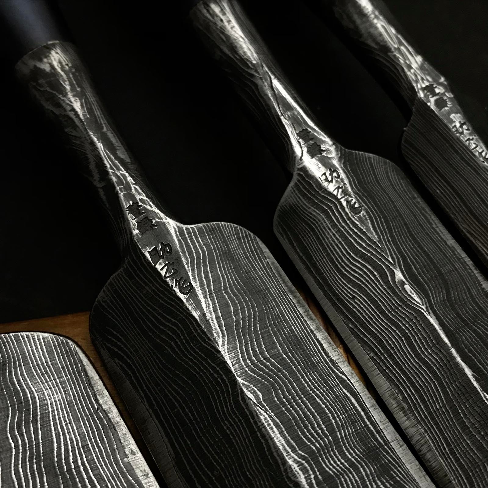 助正 墨流し 鎬追入組鑿